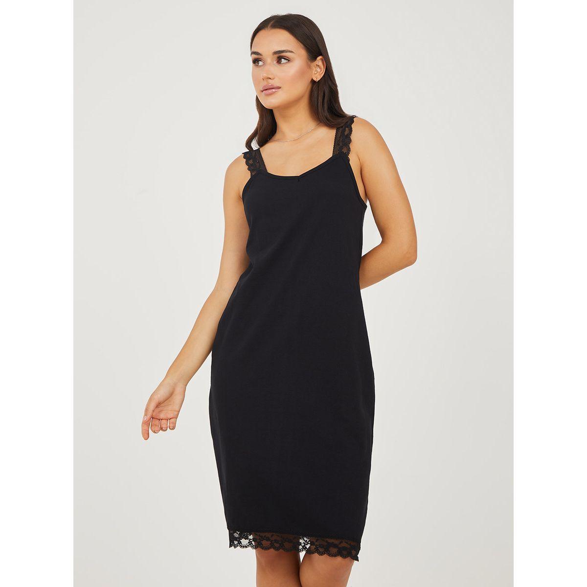 قميص نوم بتداخلات دانتيل من ستايلي-women-clothing-nightwear-nighties-image-2