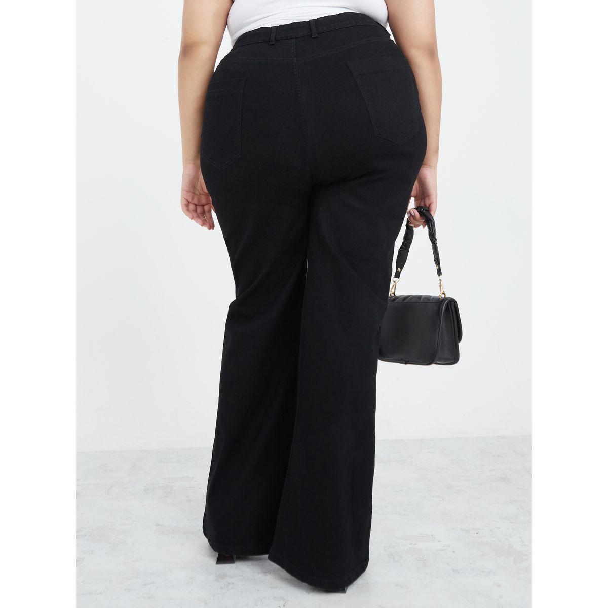 Styli Plus High Waist Flare Stretch Jeans-women-clothing-bottoms-jeans-image-4