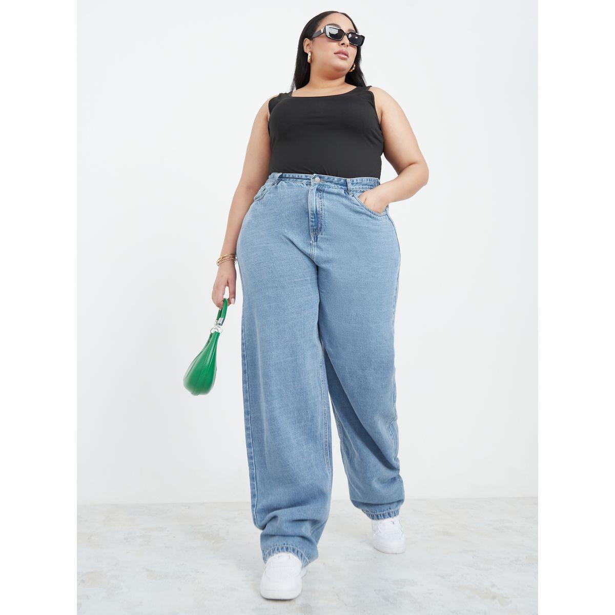 Styli Plus High Waist Straight Leg Jeans-women-clothing-bottoms-jeans-image-3