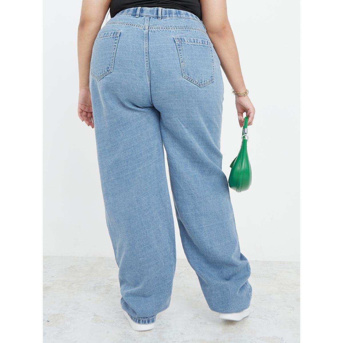 Styli Plus High Waist Straight Leg Jeans-women-clothing-bottoms-jeans-image-5