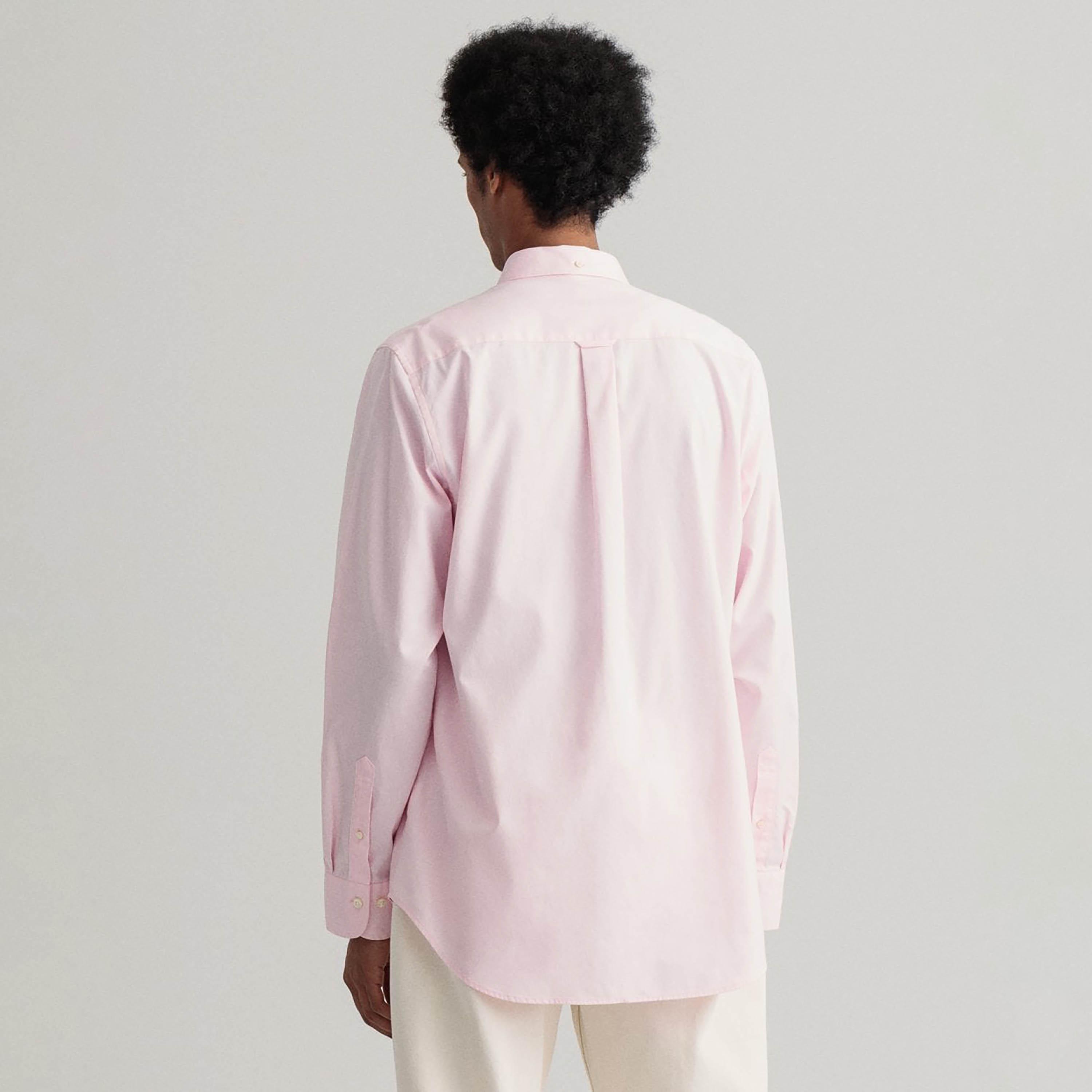 Gant Regular Fit Plain Button-Down Collar Long Sleeves Men's Shirt-men-clothing-shirts-image-18