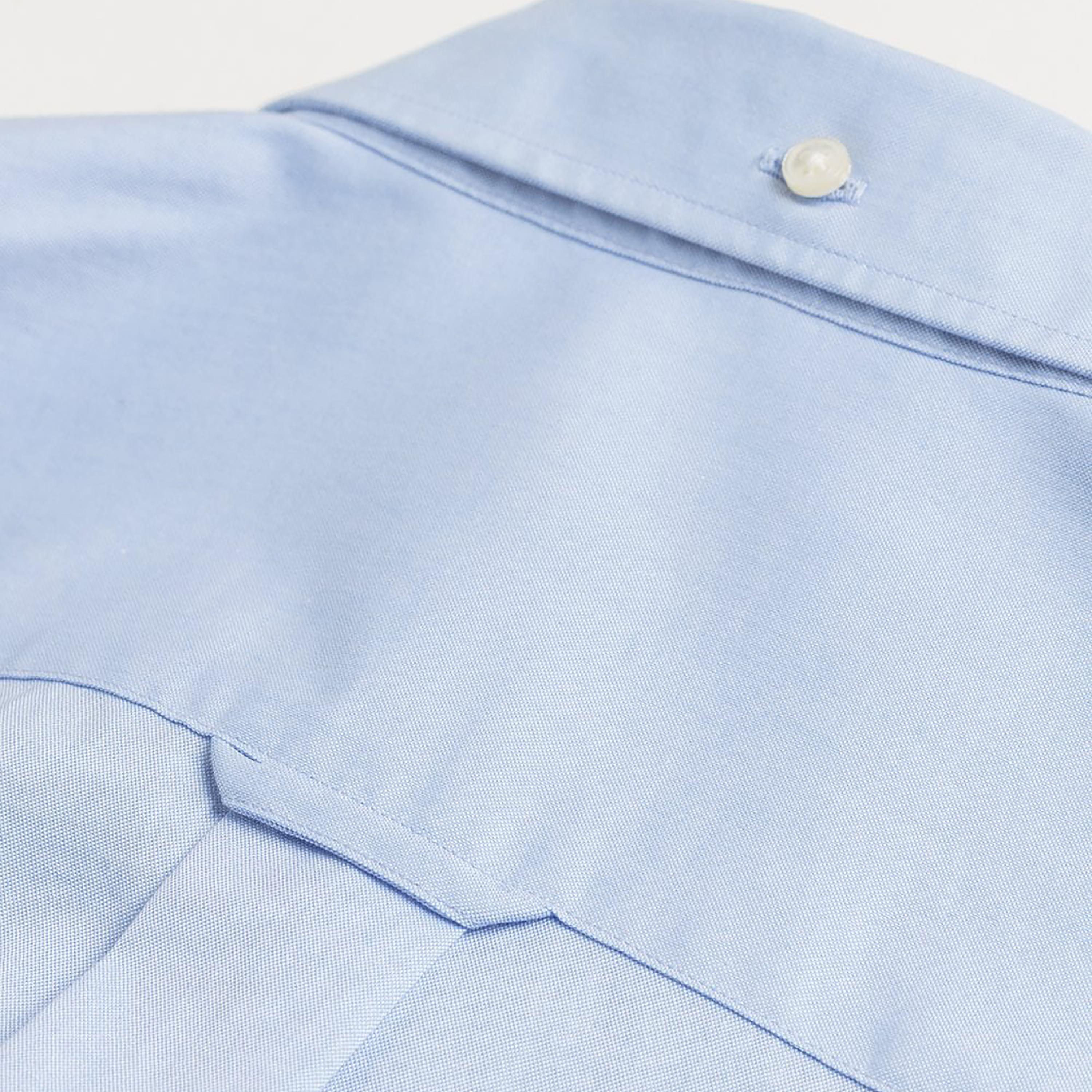 Gant Regular Fit Plain Button-Down Collar Long Sleeves Men's Shirt-men-clothing-shirts-image-13