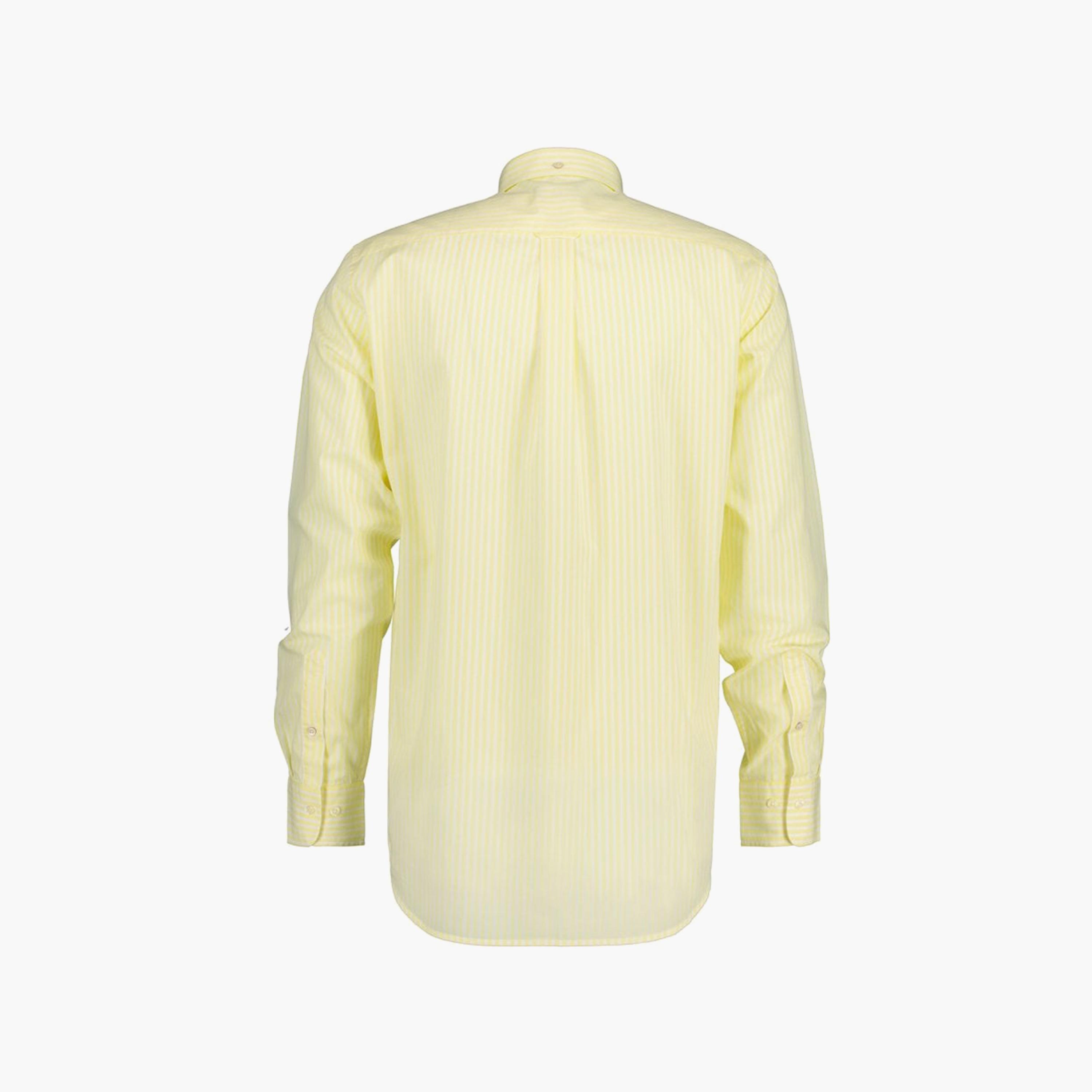 Gant Banker Striped Button Down Collar Long Sleeves Shirt with Patch Pocket-men-clothing-shirts-image-2