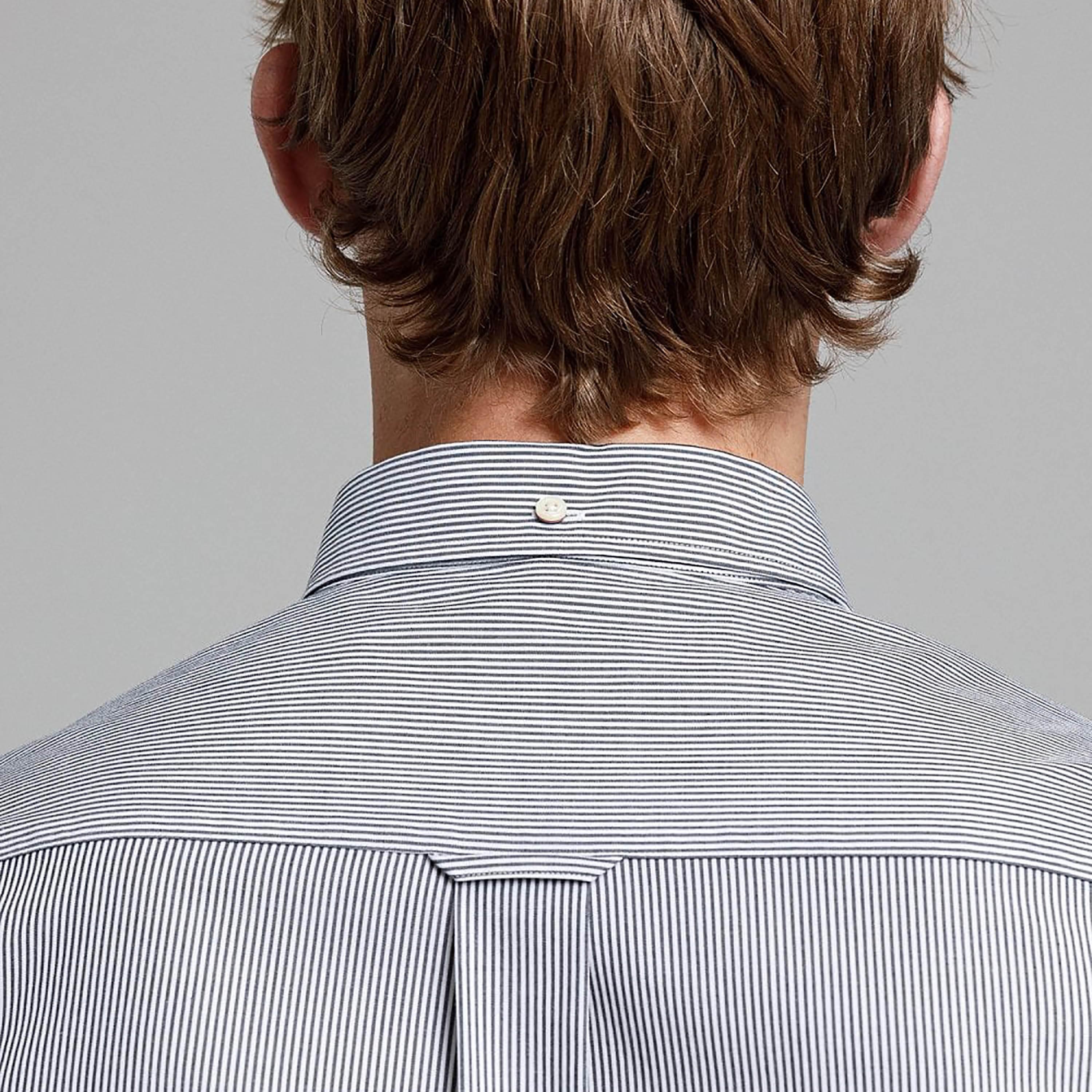 Gant Striped Regular Fit Long Sleeves Broadcloth Button-Down Collar Men's Shirt-men-clothing-shirts-image-5