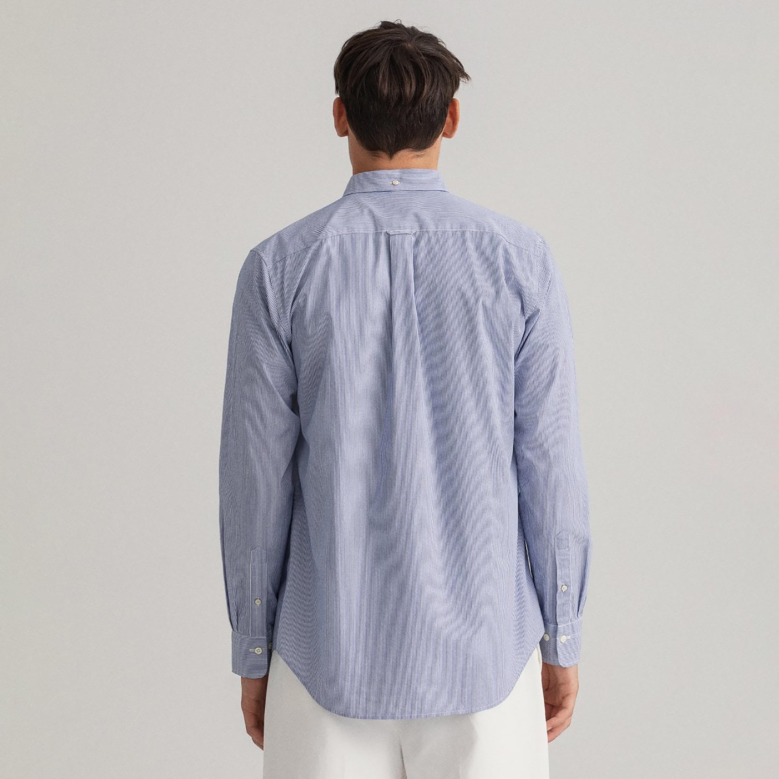 قميص بانكر رجالي بقصّة عادية وأزرار وياقة وأكمام طويلة من جانت-men-clothing-shirts-image-4
