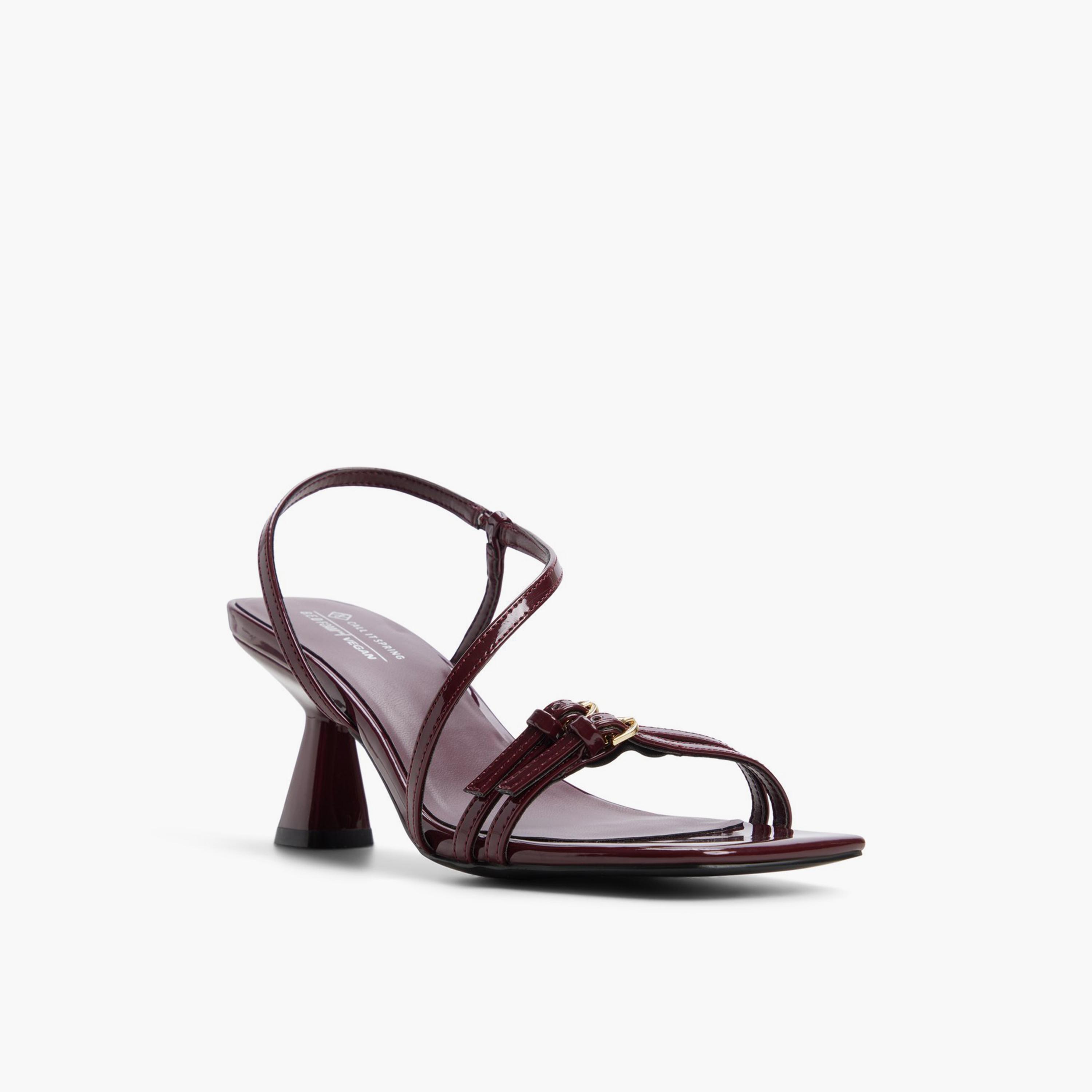 Call it Spring Women's Slip-On ANAIS Flared Heel Strap Sandals | 30ANAIS-women-shoes-sandals-heeled-image-1