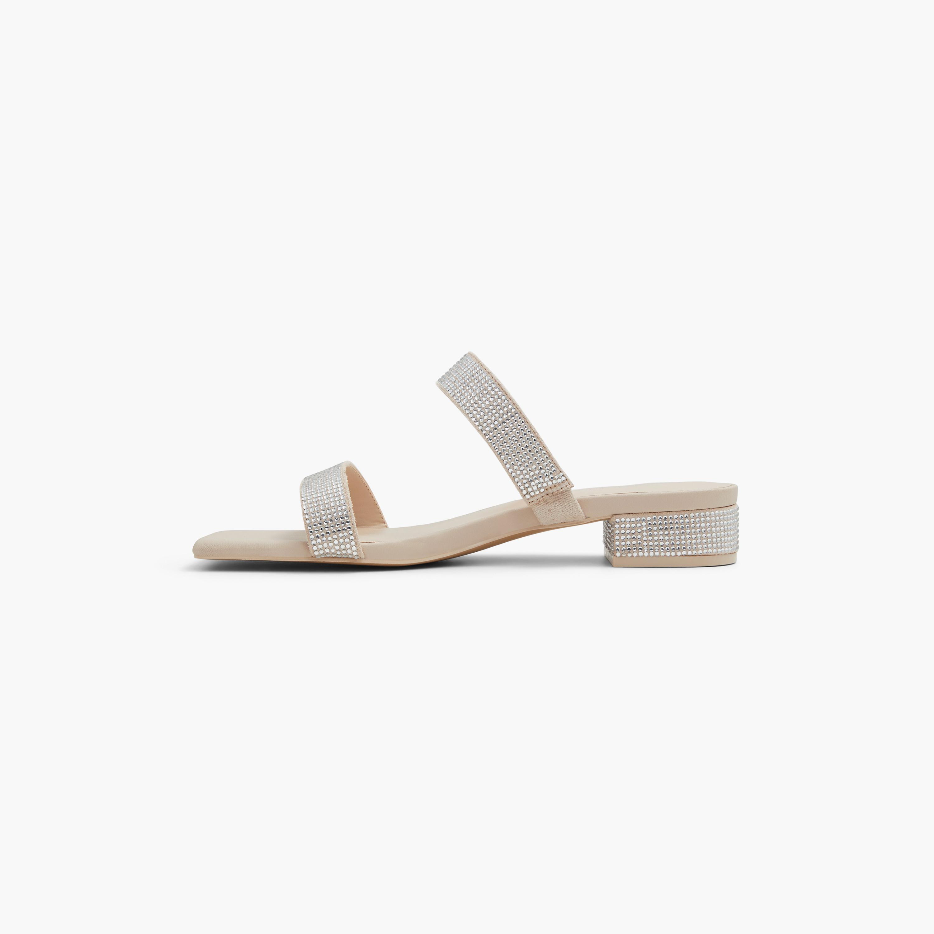 كول ات سبرينج شبشب سهل الارتداء مع الراينستون للنساء | 30CLARRA-women-shoes-sandals-flats-image-4