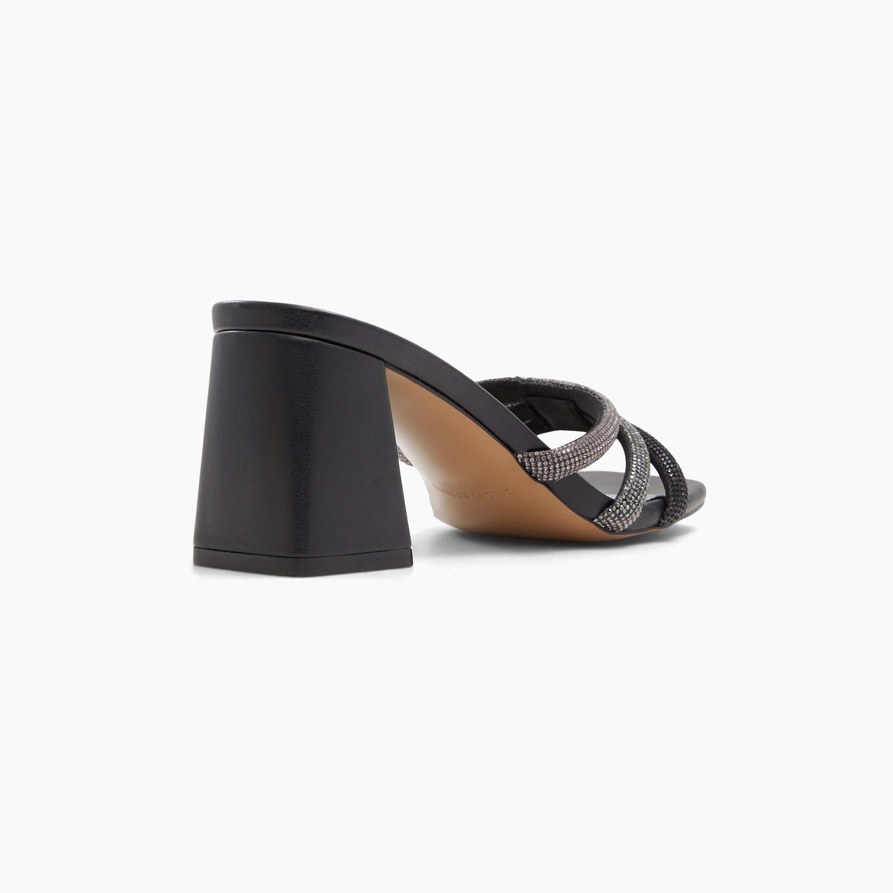 Call It Spring Women's Block Heels with Embellished Accent | 30CROWN-women-shoes-heels-image-2