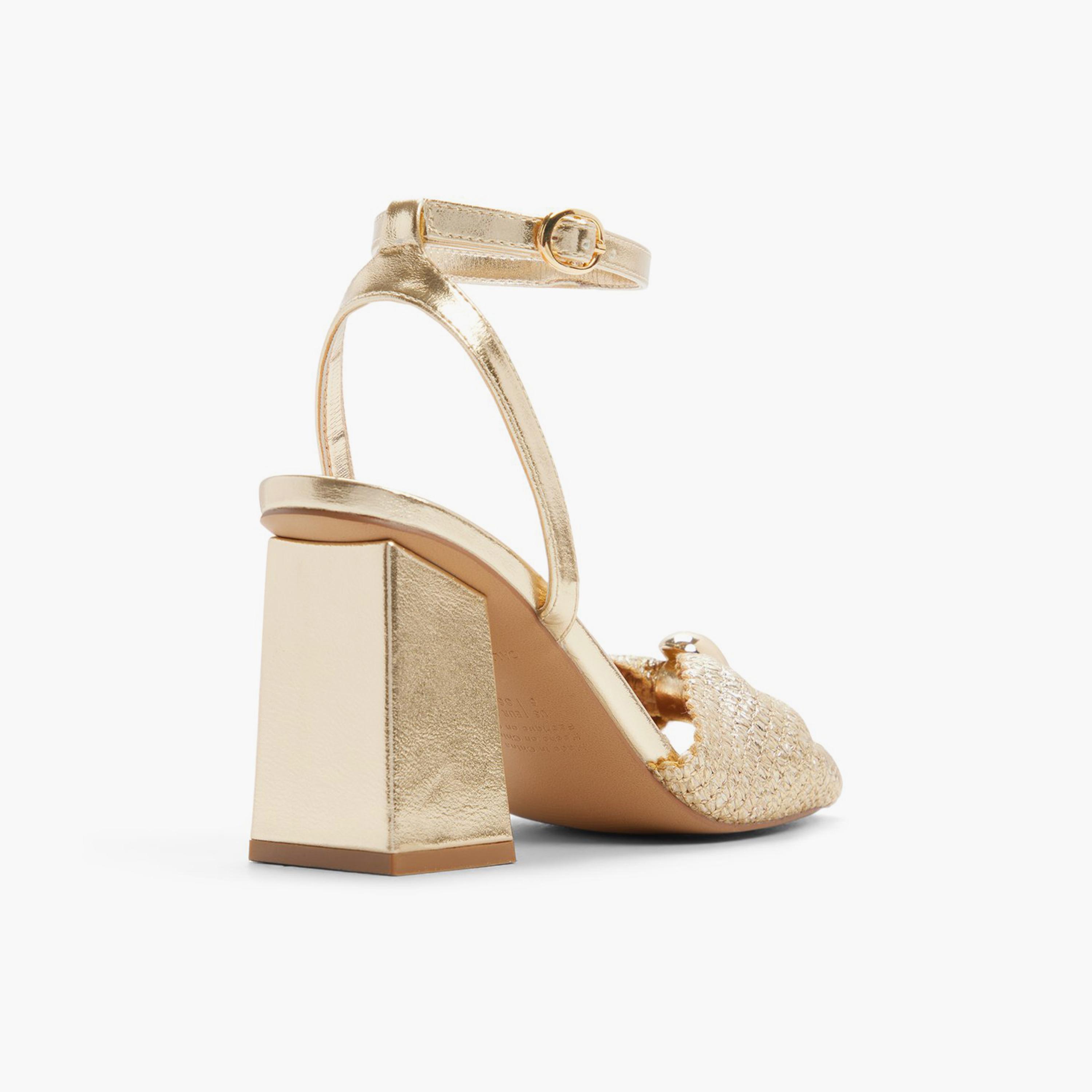 Call it Spring Women's Buckle Strap Hanahh Block Heel Sandals | 30HANAHH-women-shoes-sandals-heeled-image-5