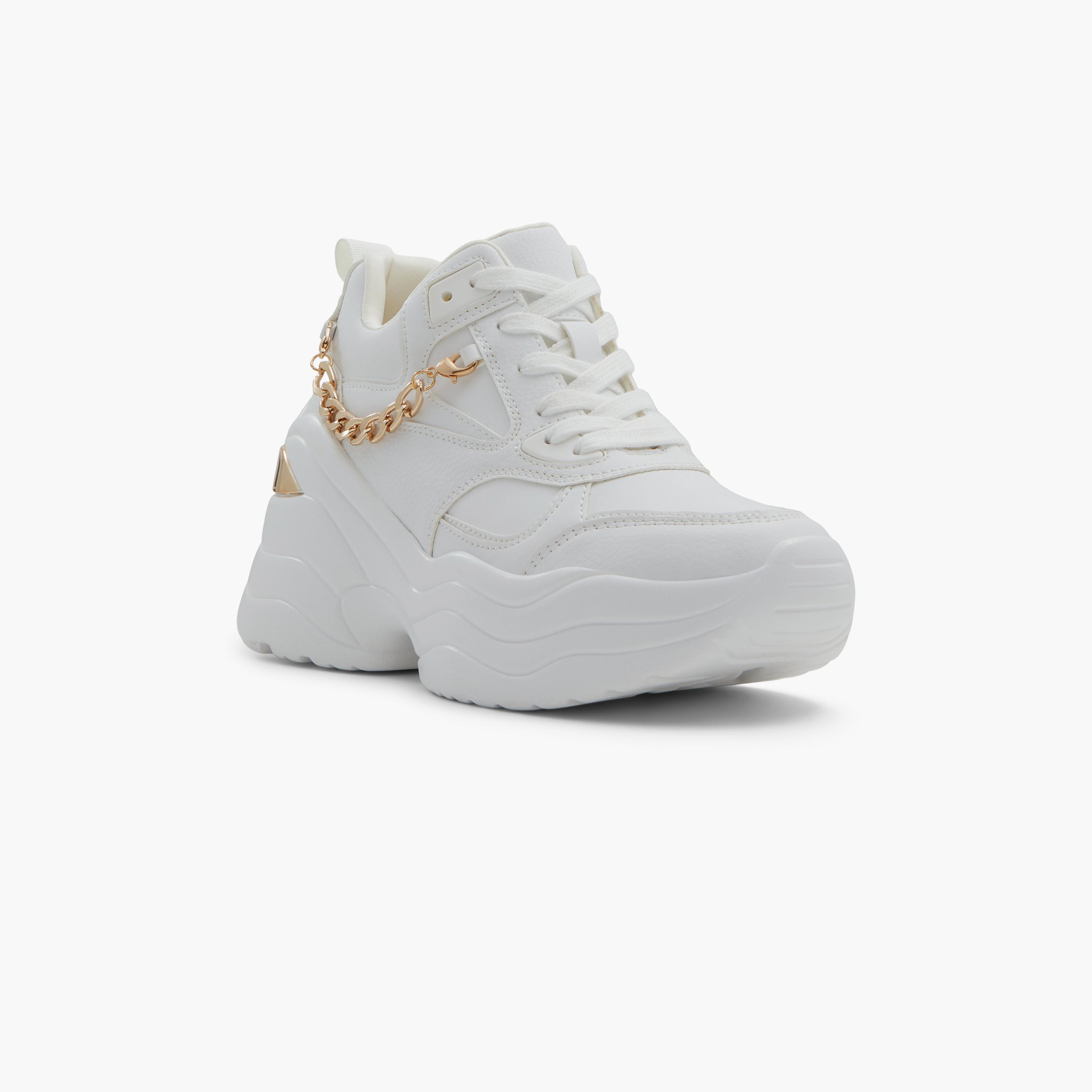 Call It Spring Women's Lace-up Low Ankle Sneakers with Embellished Accent | 30HELYNNE-women-shoes-sneakers-image-1