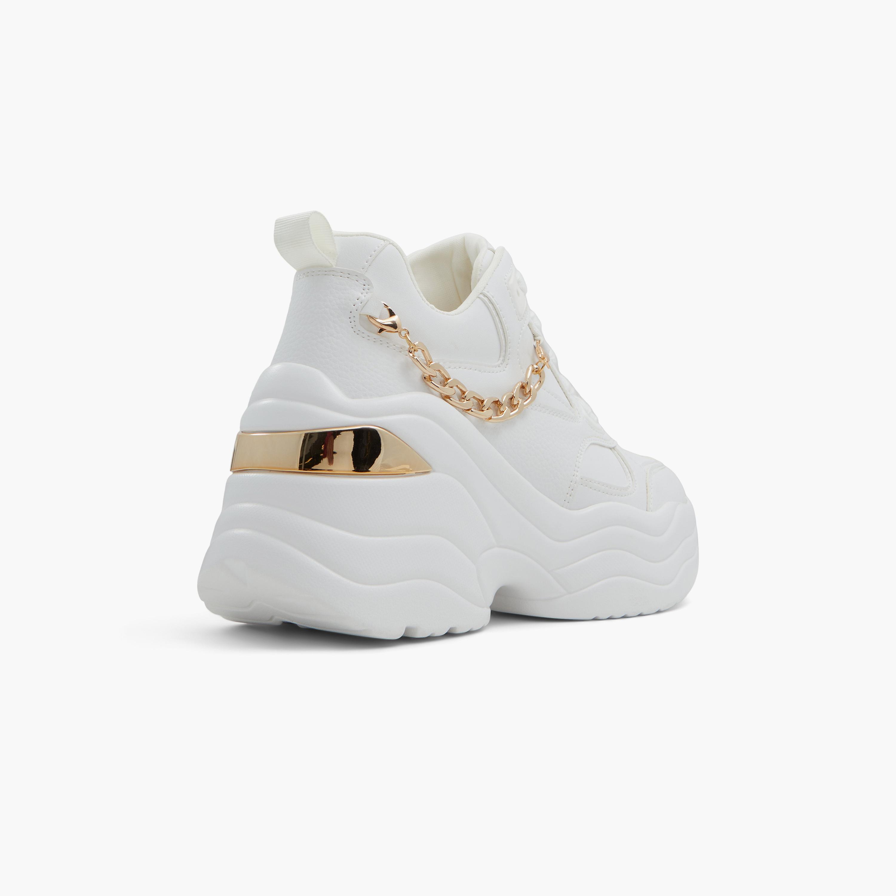 Call It Spring Women's Lace-up Low Ankle Sneakers with Embellished Accent | 30HELYNNE-women-shoes-sneakers-image-2