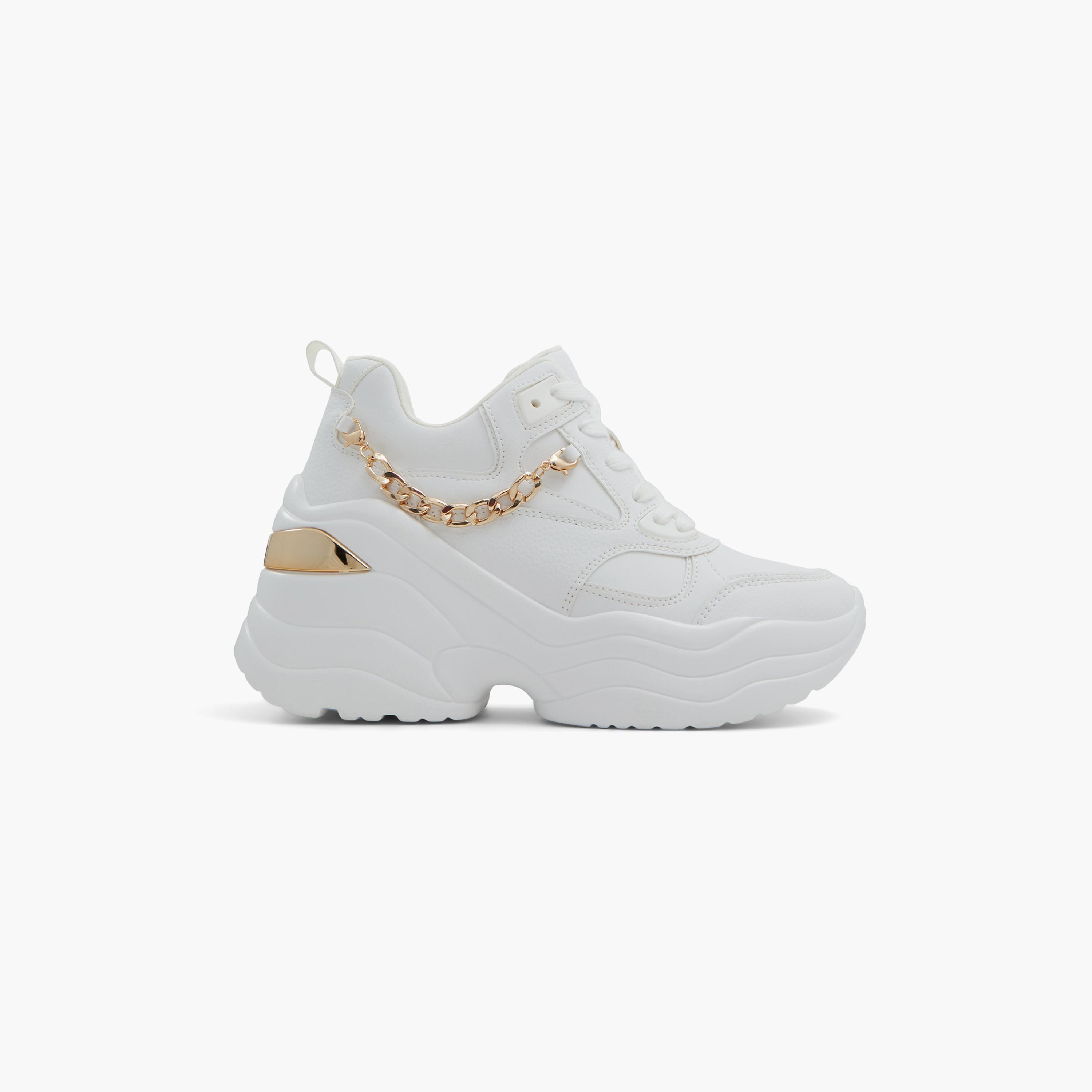 Call It Spring Women's Lace-up Low Ankle Sneakers with Embellished Accent | 30HELYNNE-women-shoes-sneakers-image-3