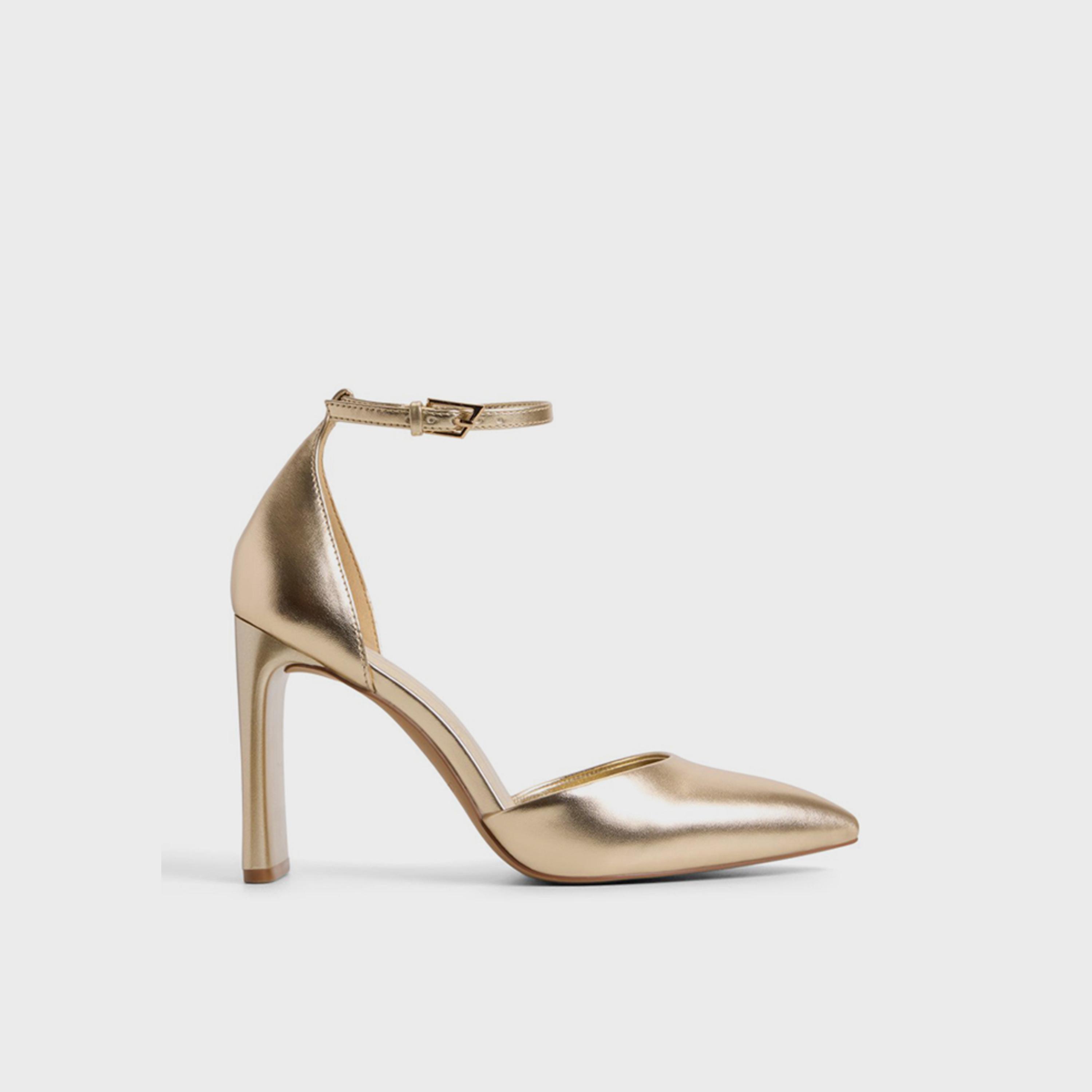 Call it Spring Women's Buckle Strap KIMMIE Flared Heel Pumps | 30KIMMIE-women-shoes-heels-image-3