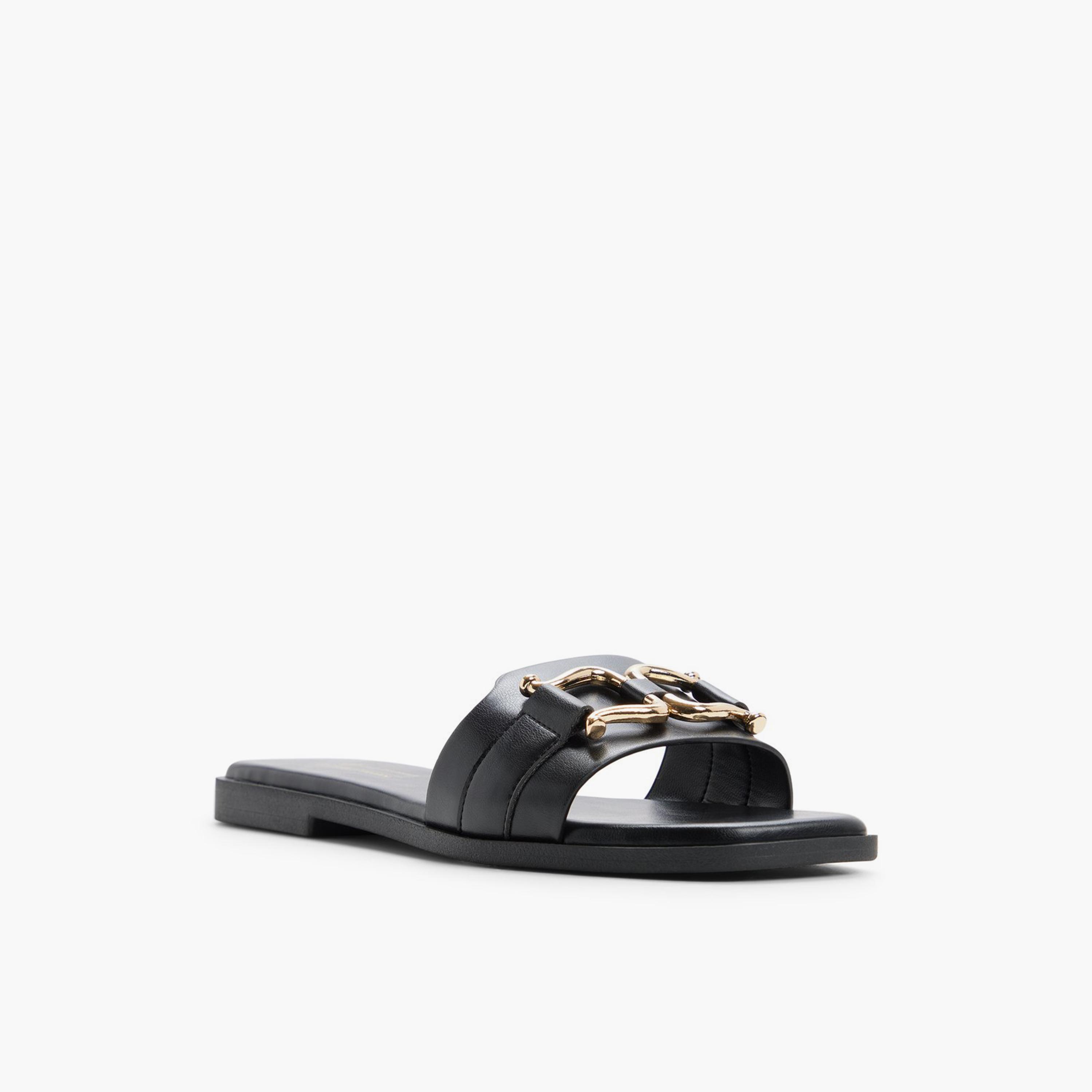 كول ات سبرينغ - صندل ميسي نسائي مسطح سهل الارتداء | 30MISSYY-women-shoes-sandals-flats-image-1