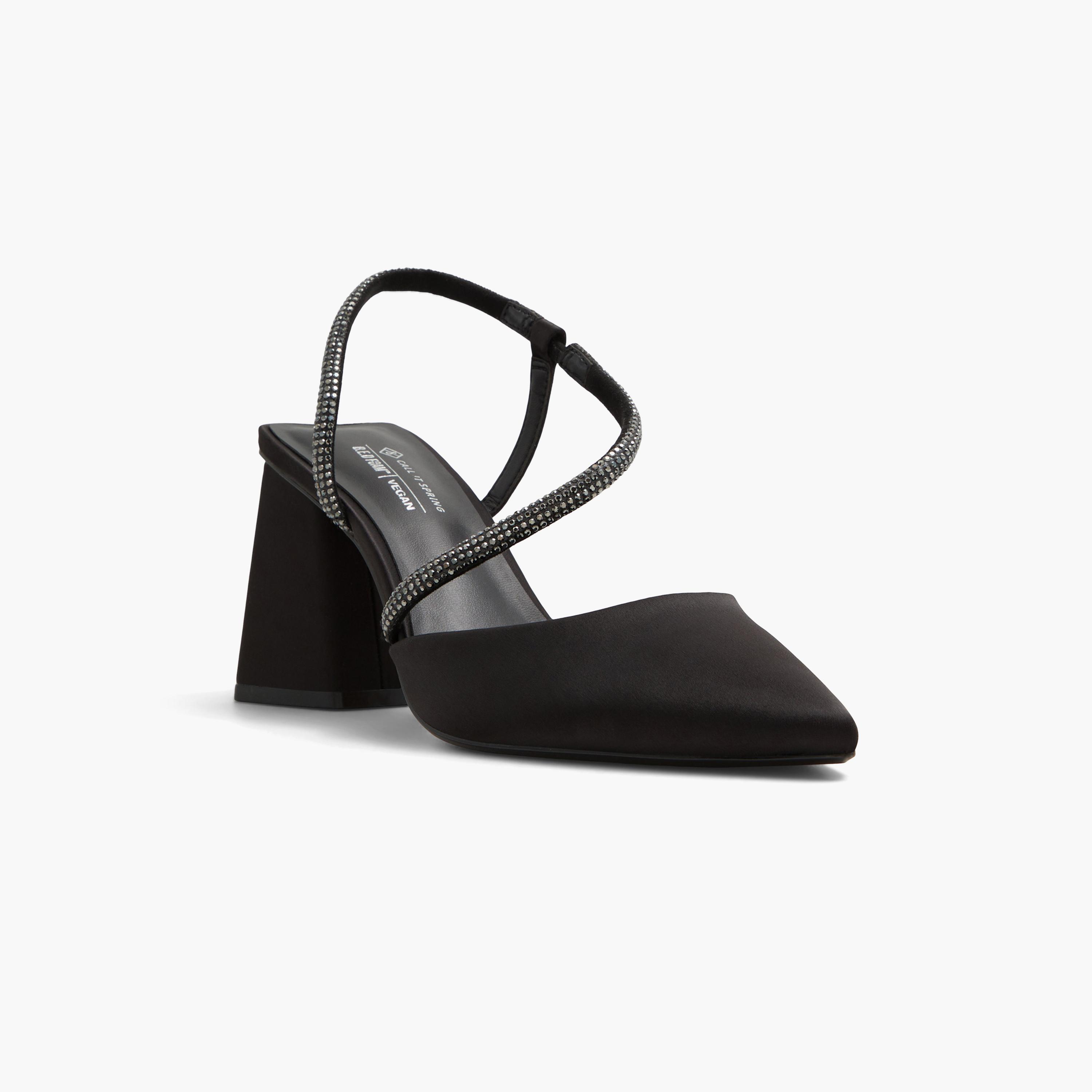 كول ات سبرينج كعب مربع مزين بالراينت للنساء | 30PETRRAA-women-shoes-heels-image-1