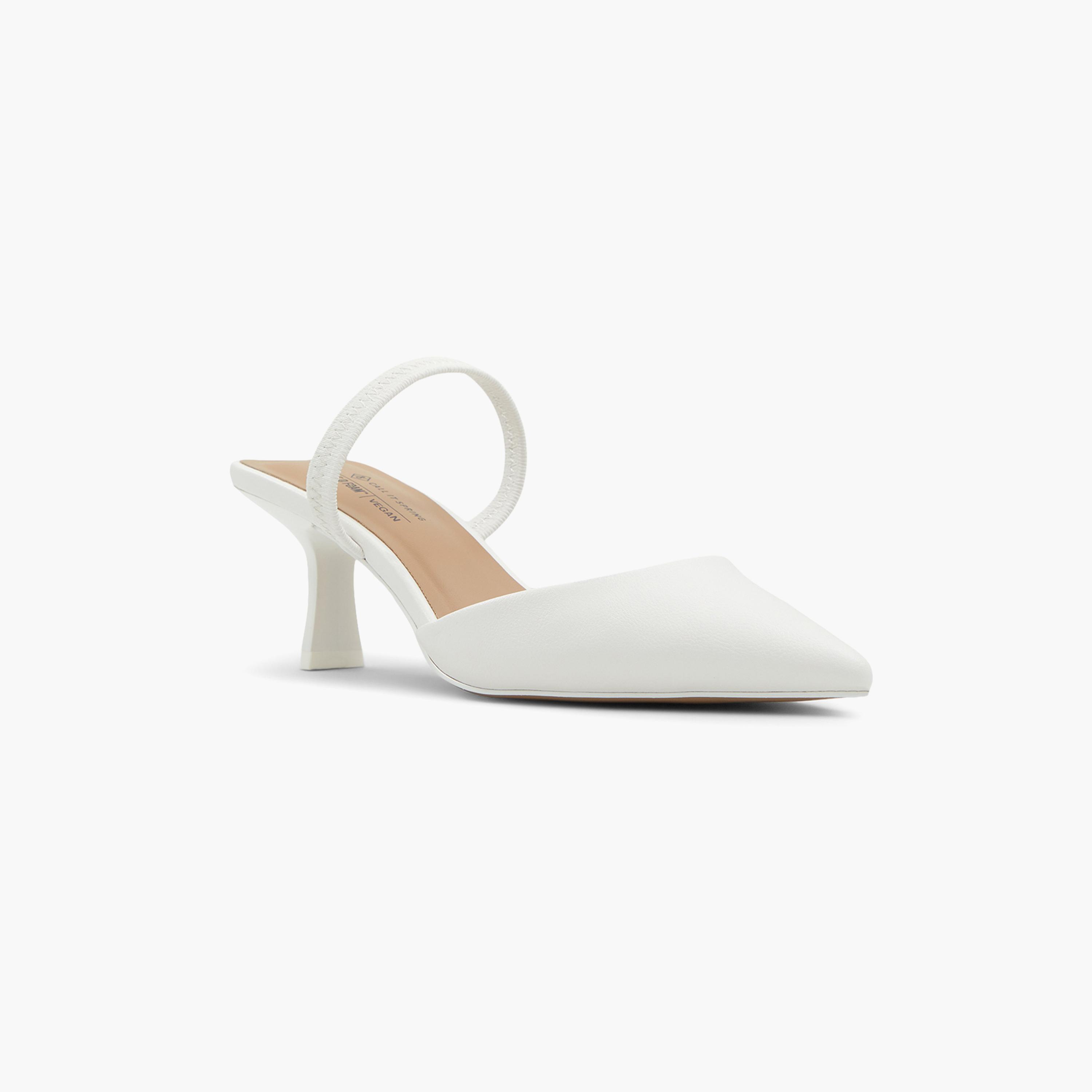 Call it spring white on sale heels