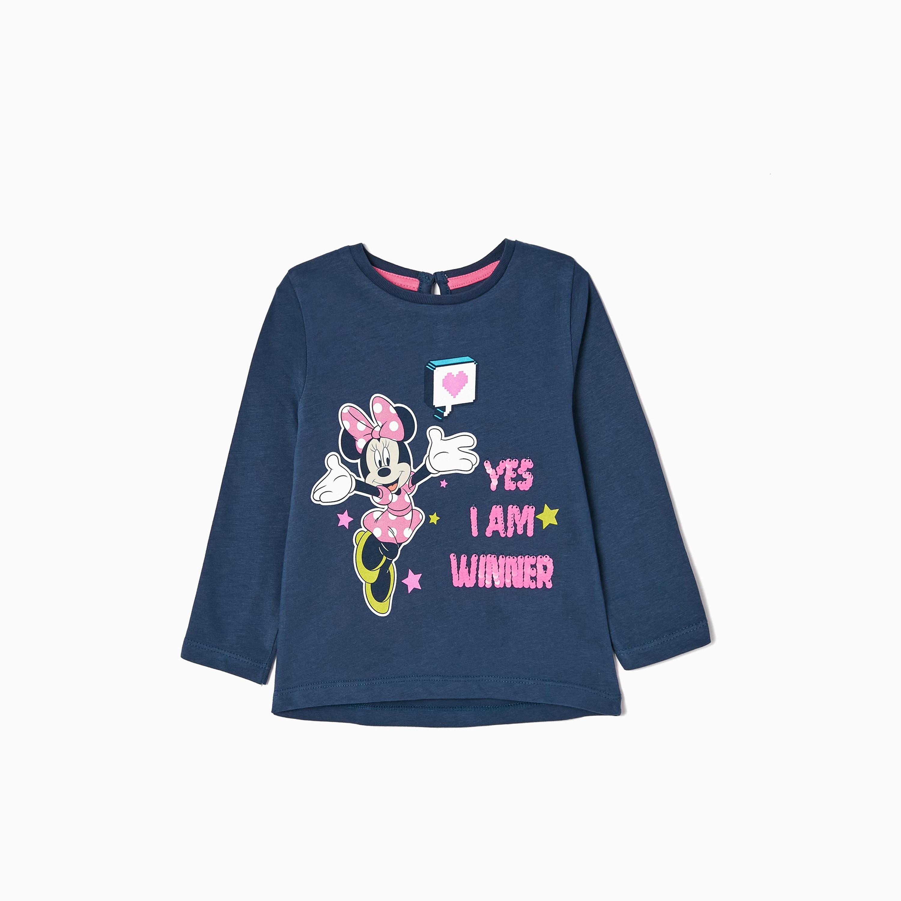 تي شيرت برسومات برقبة دائرية ميني من زيبي-baby-girls-clothing-tshirts-image-1