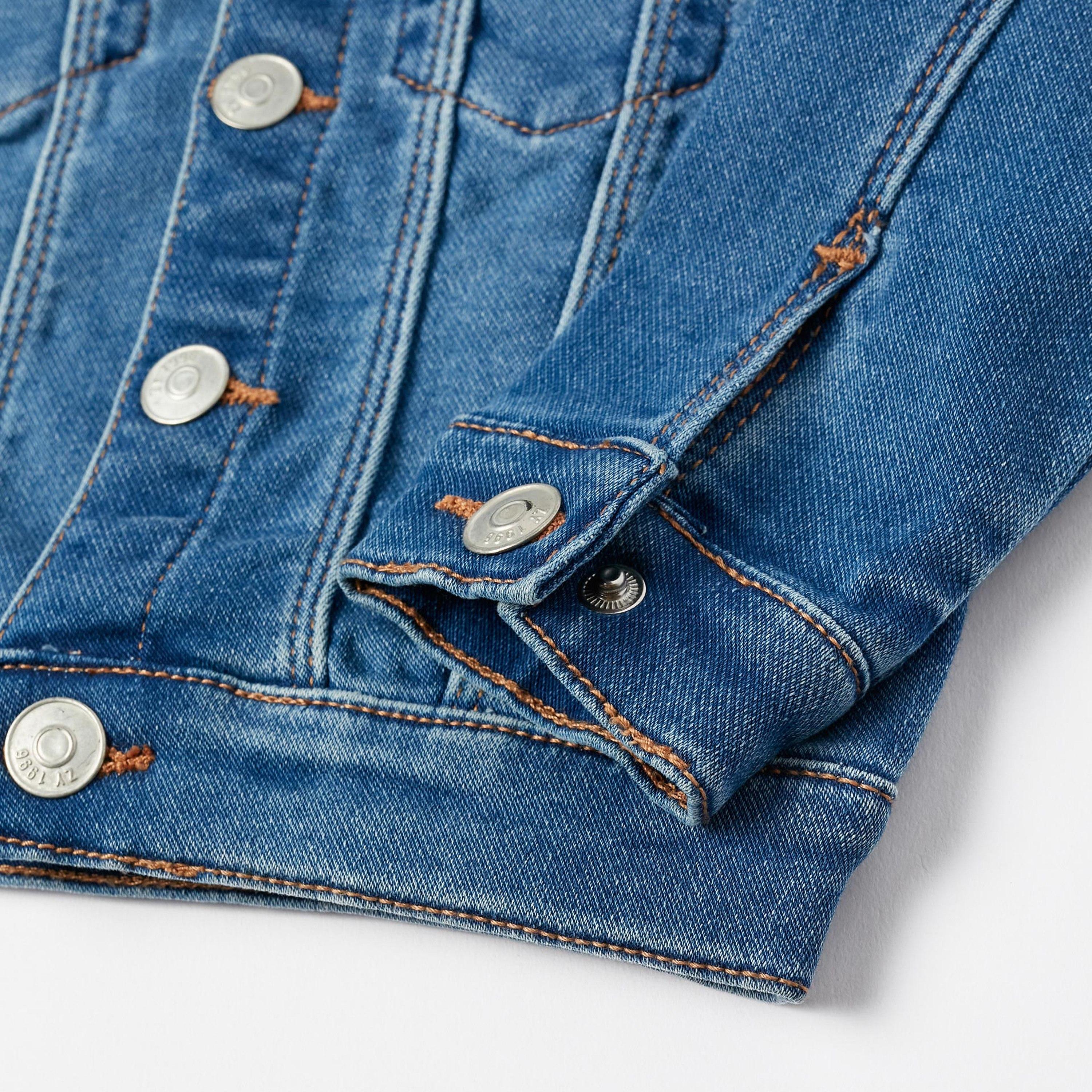 Zippy Solid Collar Neck Denim Jacket-baby-boys-clothing-jacketsandblazers-image-4