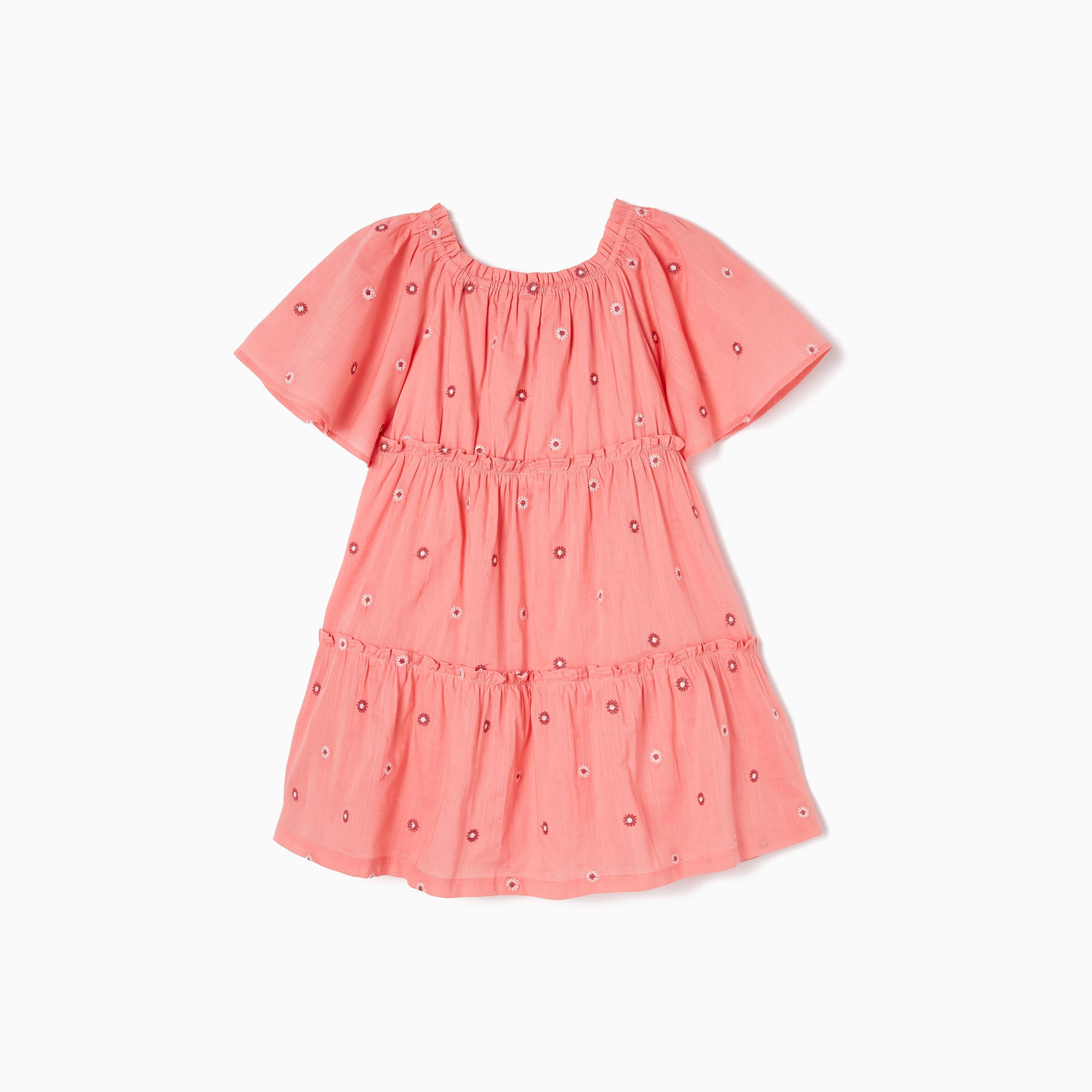 Zippy Embroidered Short Sleeves Dress-girls-clothing-dressesandjumpsuits-image-1