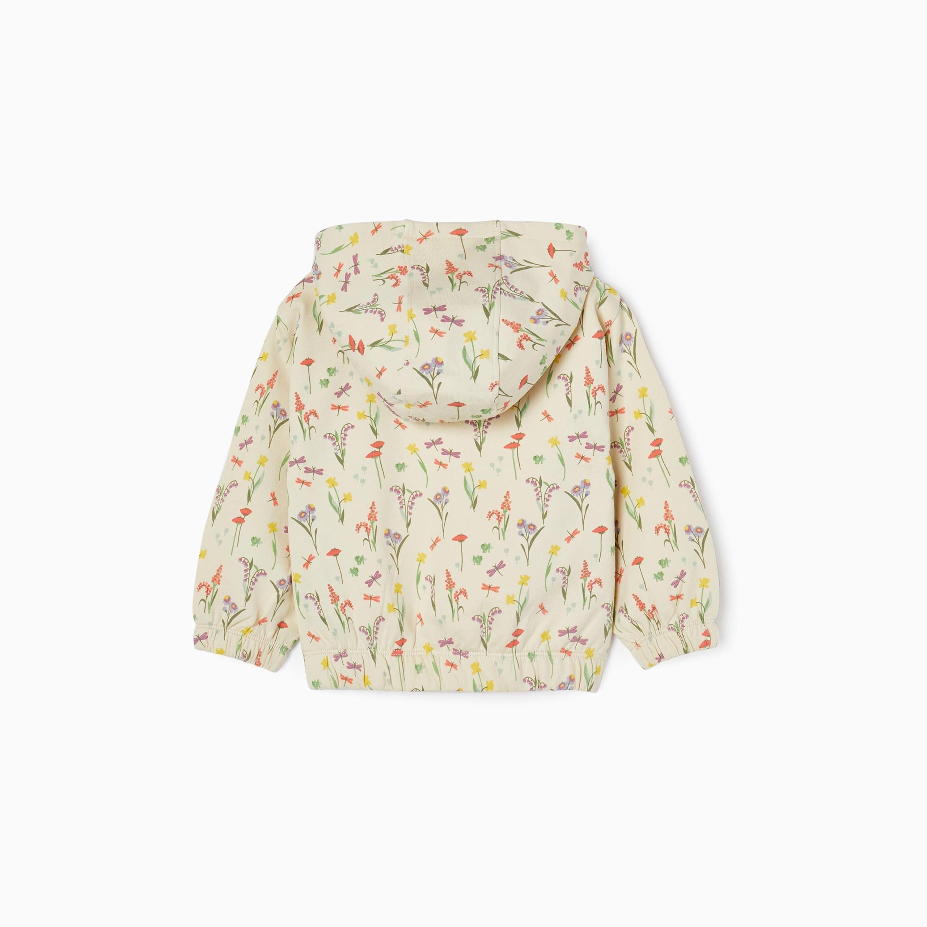 Zippy Floral Printed Hoodie-baby-girls-clothing-sweatshirts-image-2