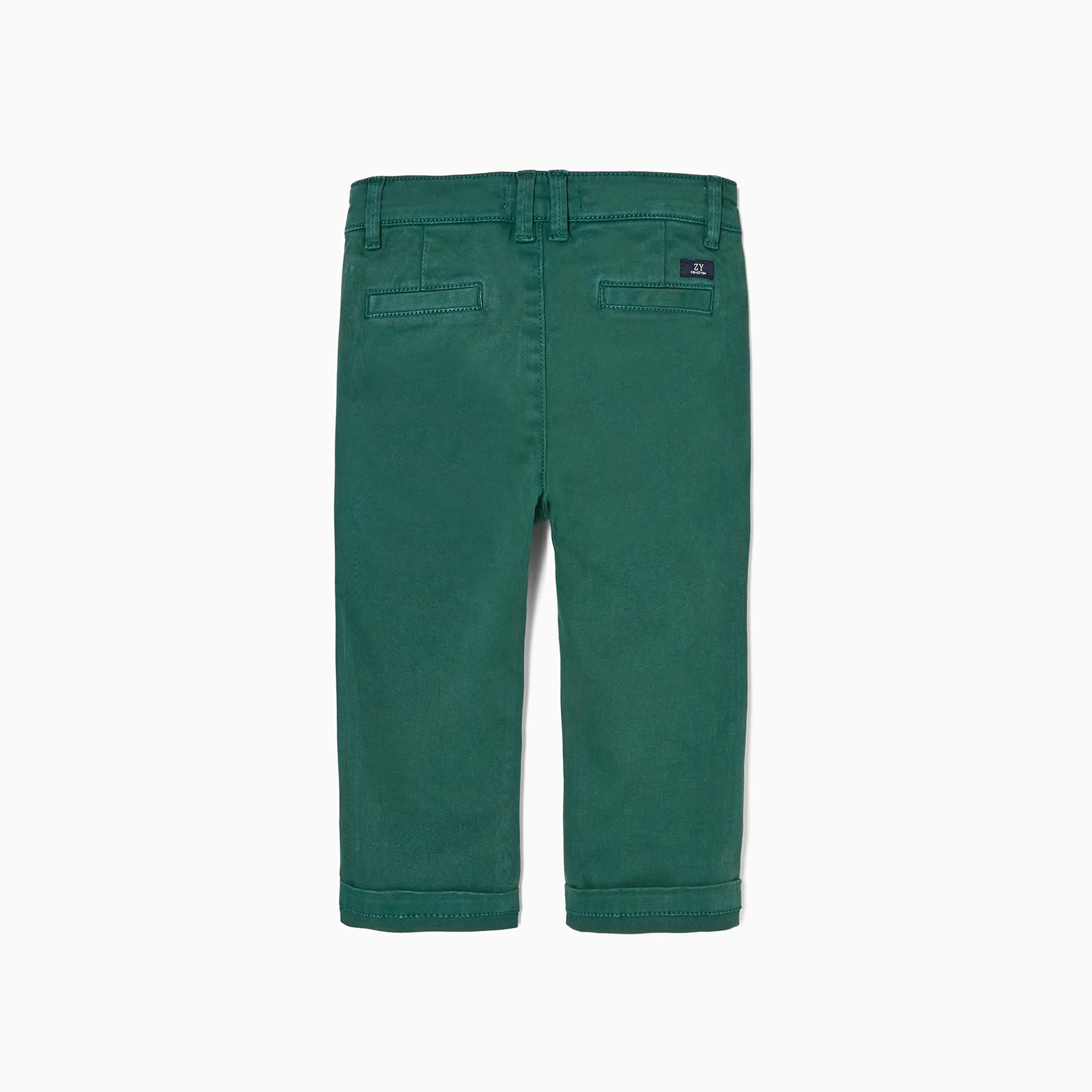 Zippy 100% Cotton Twill Trousers-baby-boys-clothing-bottoms-trousers-image-2