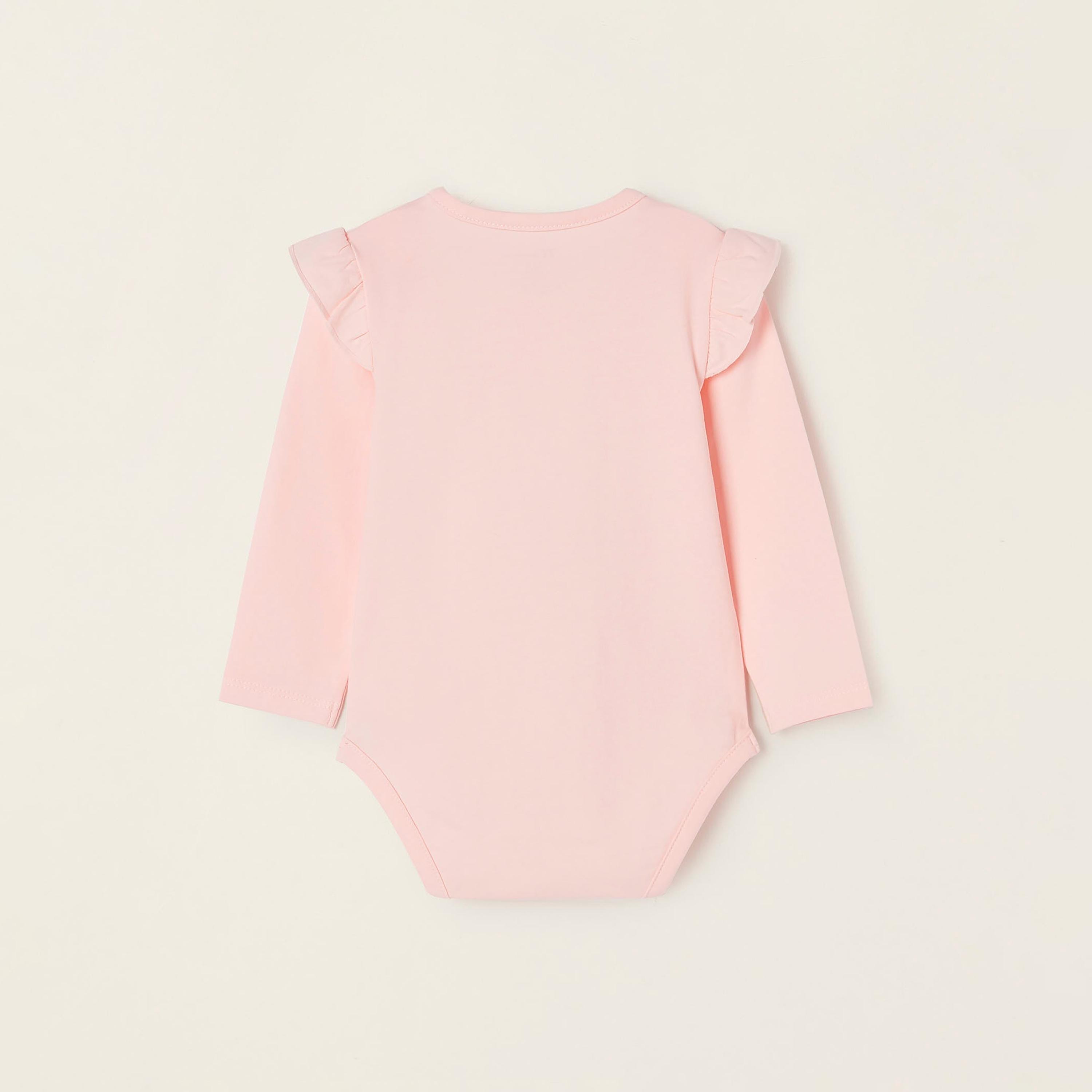 بودي سوت برقبة دائرية مطبوع من زيبي-baby-girls-clothing-bodysuits-image-2