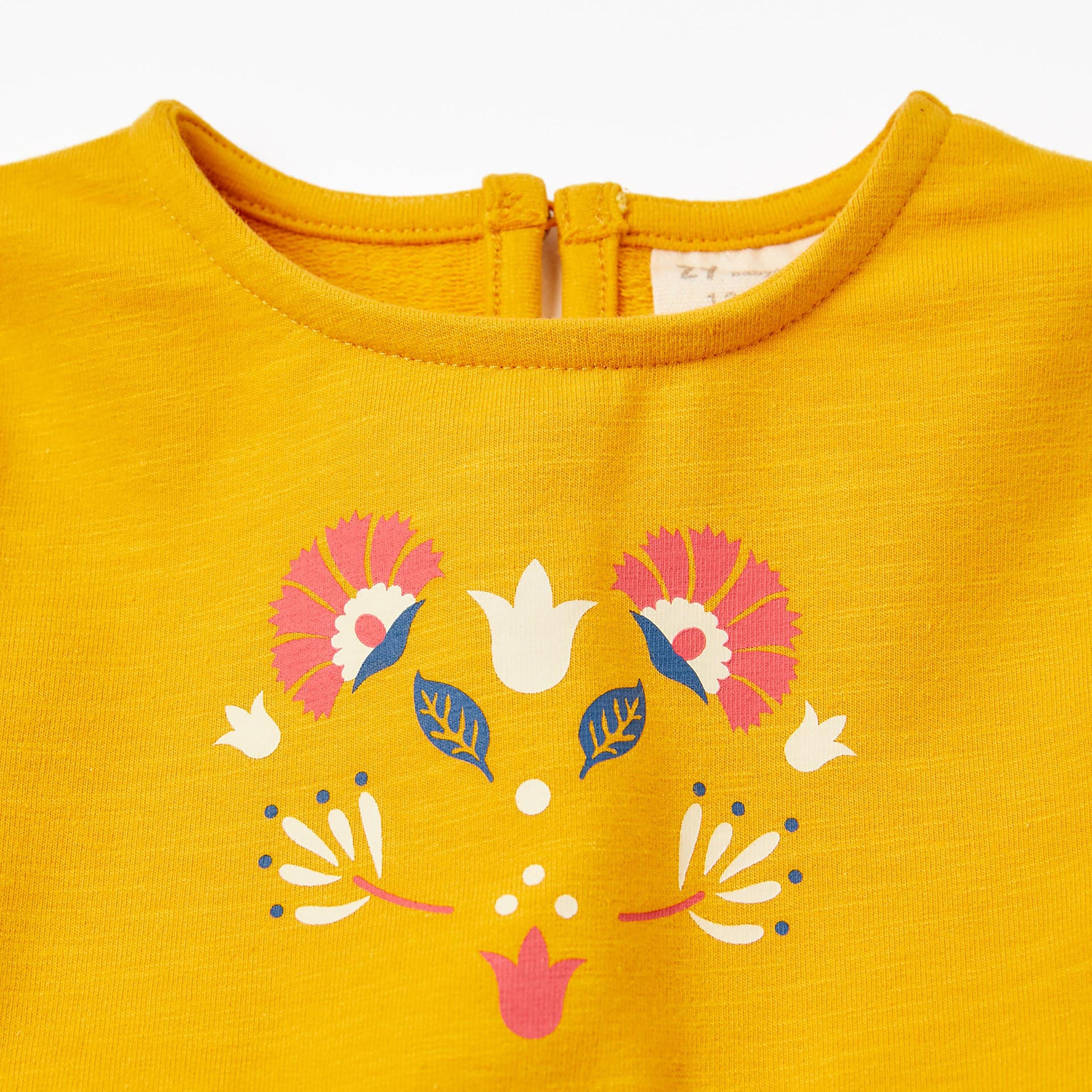فستان بأكمام طويلة وطبعات زهور من زيبي-baby-girls-clothing-dressesandjumpsuits-image-2