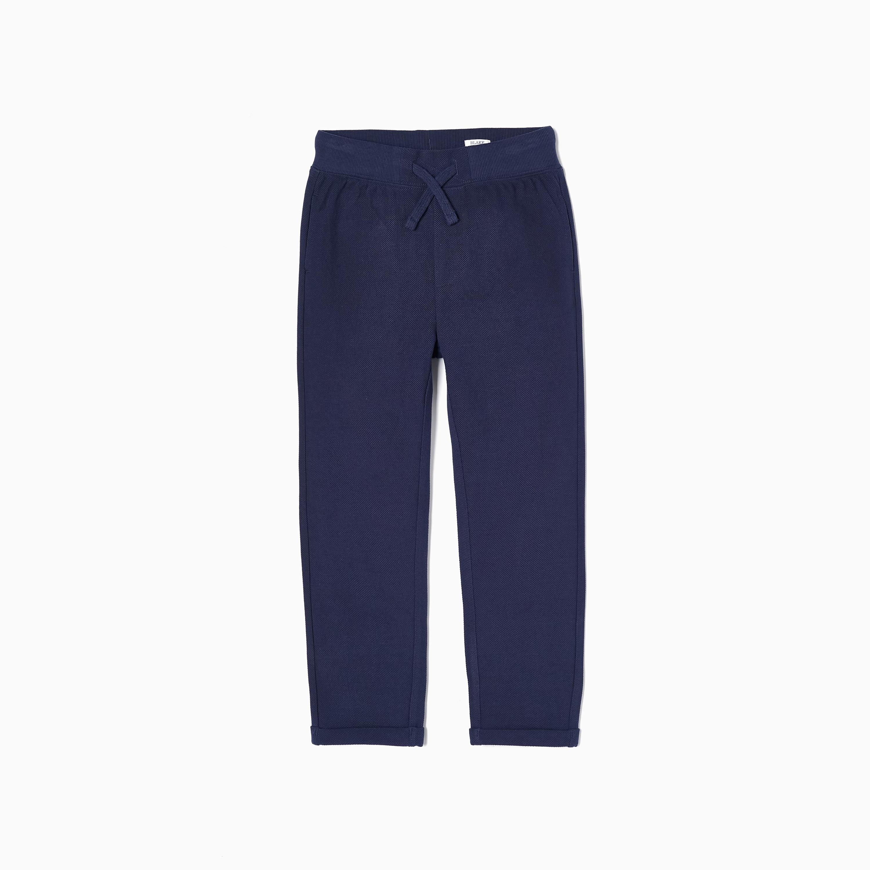 Zippy Solid Elasticated Joggers-boys-clothing-bottoms-joggersandtrackpants-image-1