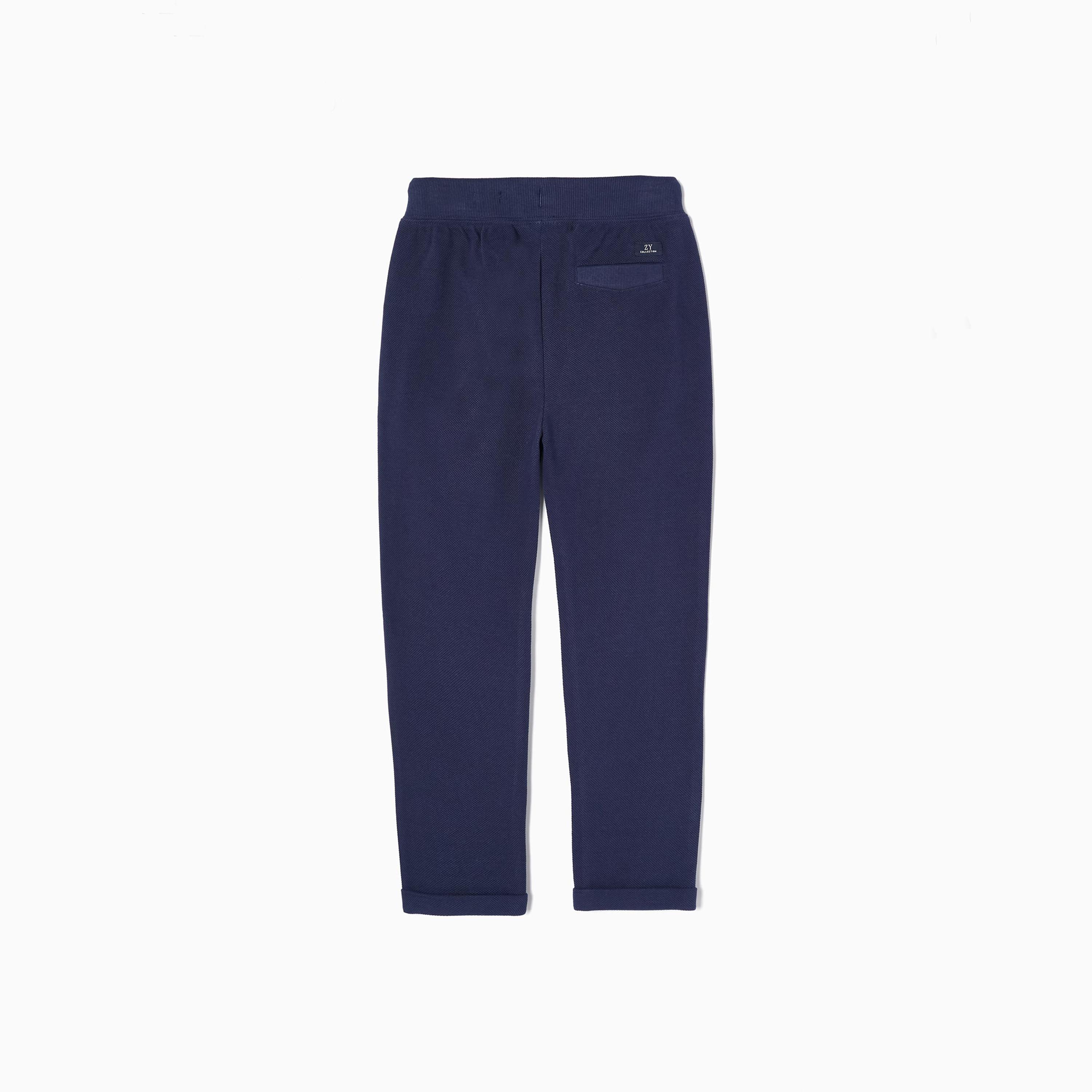 Zippy Solid Elasticated Joggers-boys-clothing-bottoms-joggersandtrackpants-image-2