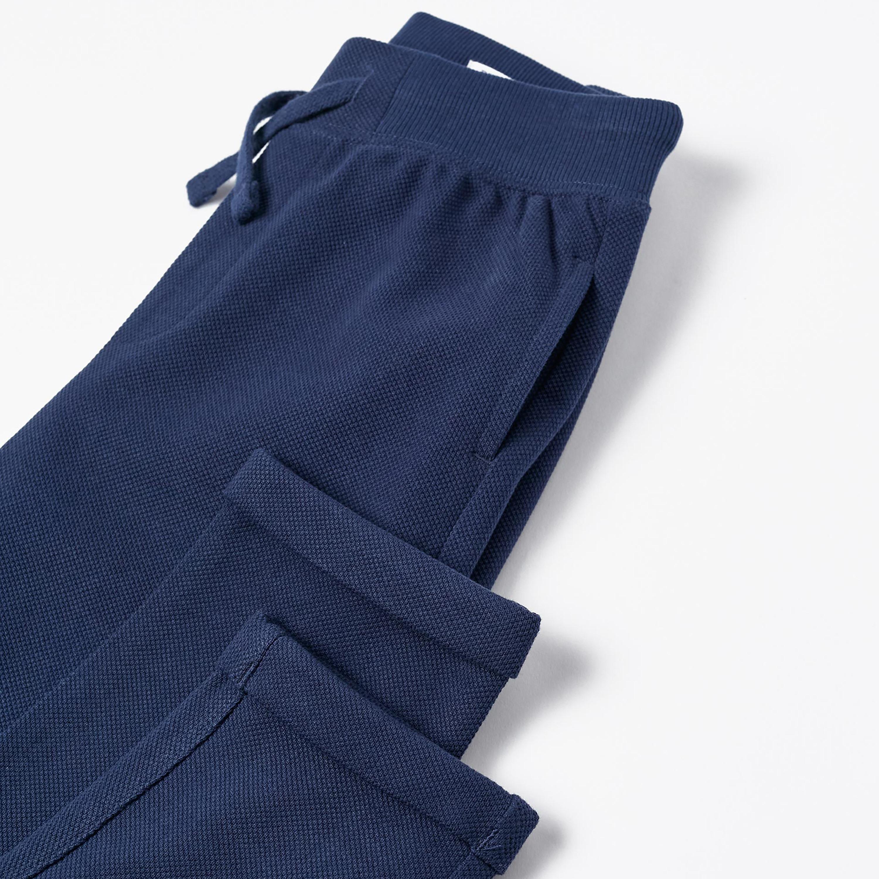Zippy Solid Elasticated Joggers-boys-clothing-bottoms-joggersandtrackpants-image-3