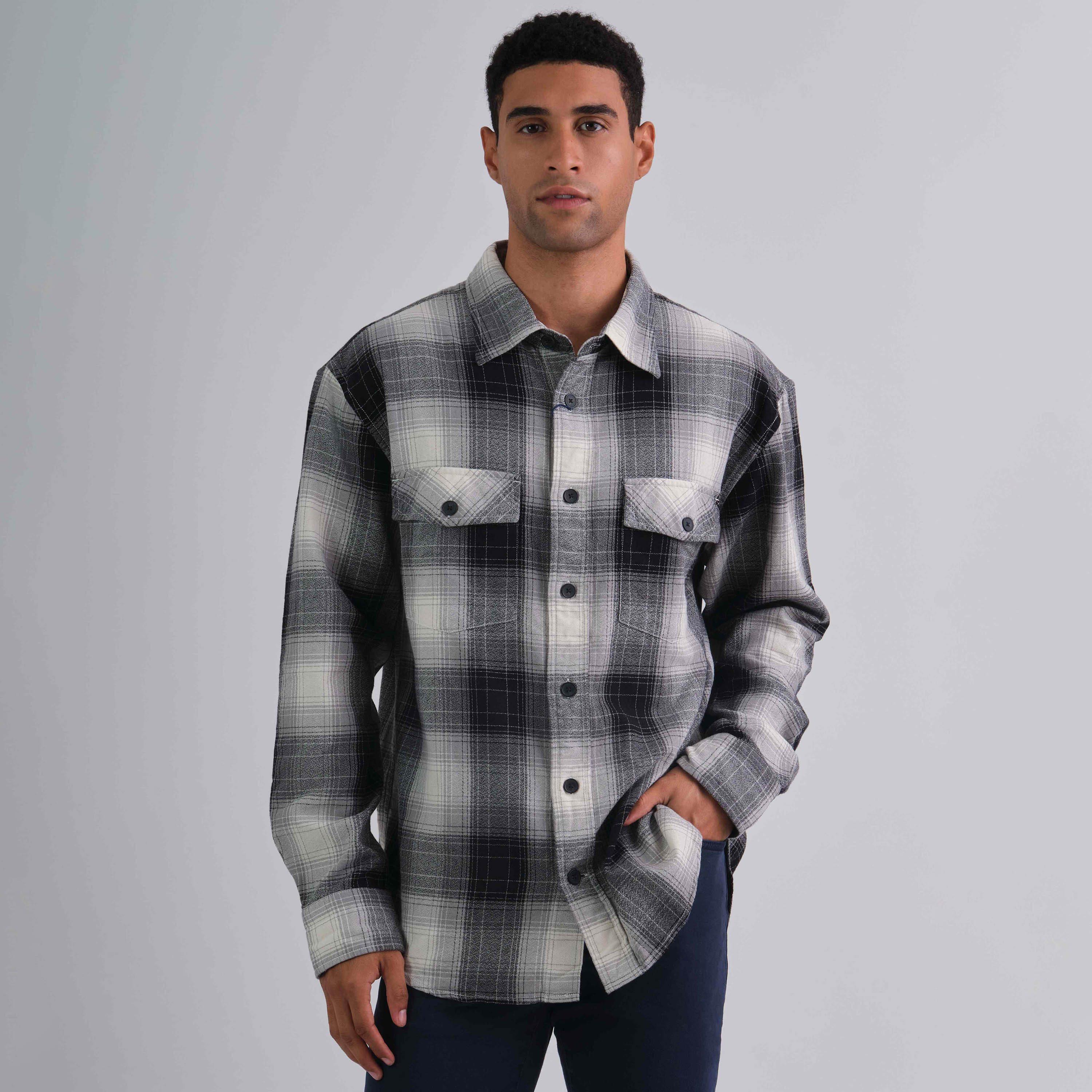 Gant Relaxed Fit Checked Collared Long Sleeves Men's Shirt-men-clothing-shirts-image-1