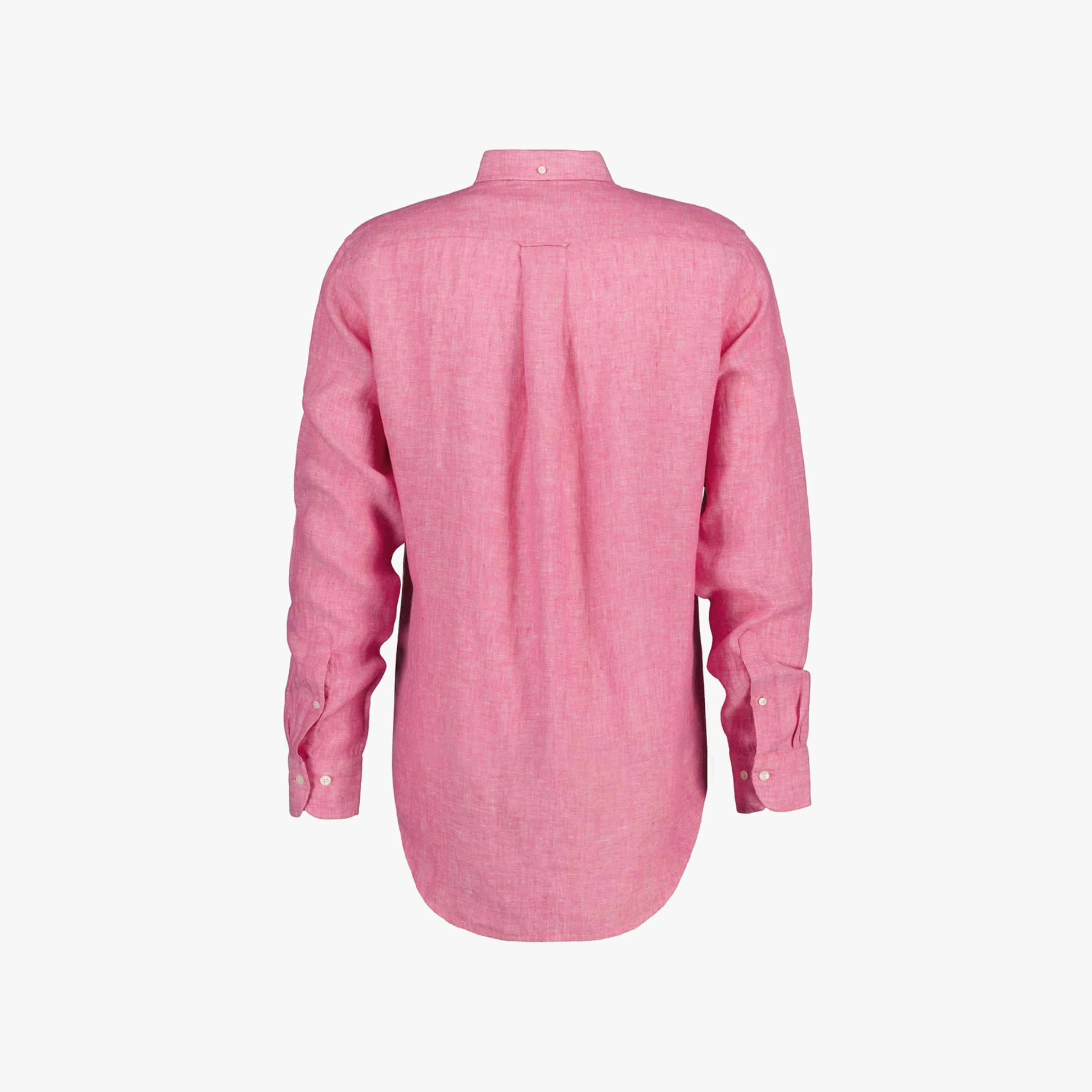 Gant Logo Detail Button Down Collar Long Sleeves Shirt with Patch Pocket-men-clothing-shirts-image-2