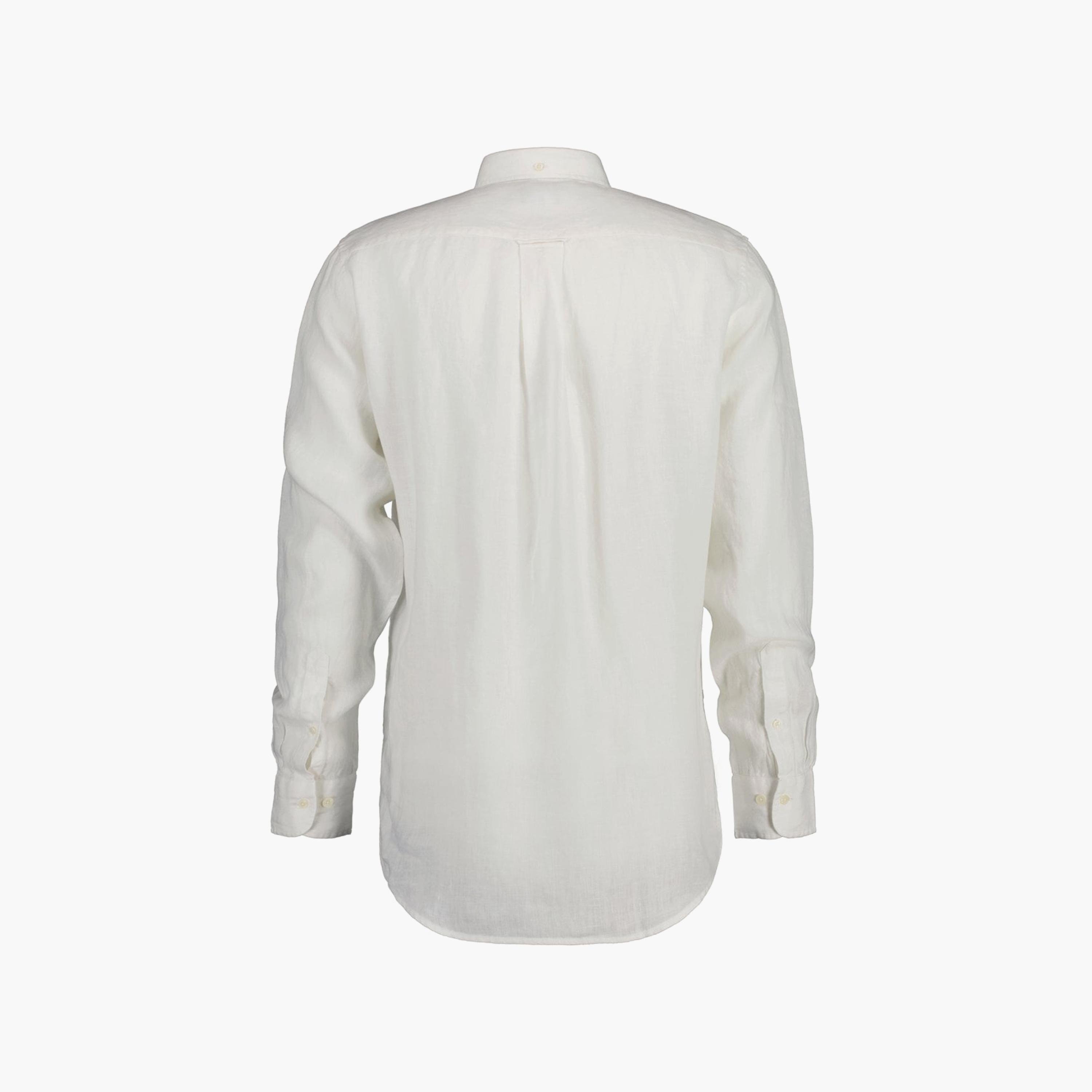 Gant Logo Detail Button Down Collar Long Sleeves Shirt with Patch Pocket-men-clothing-shirts-image-2
