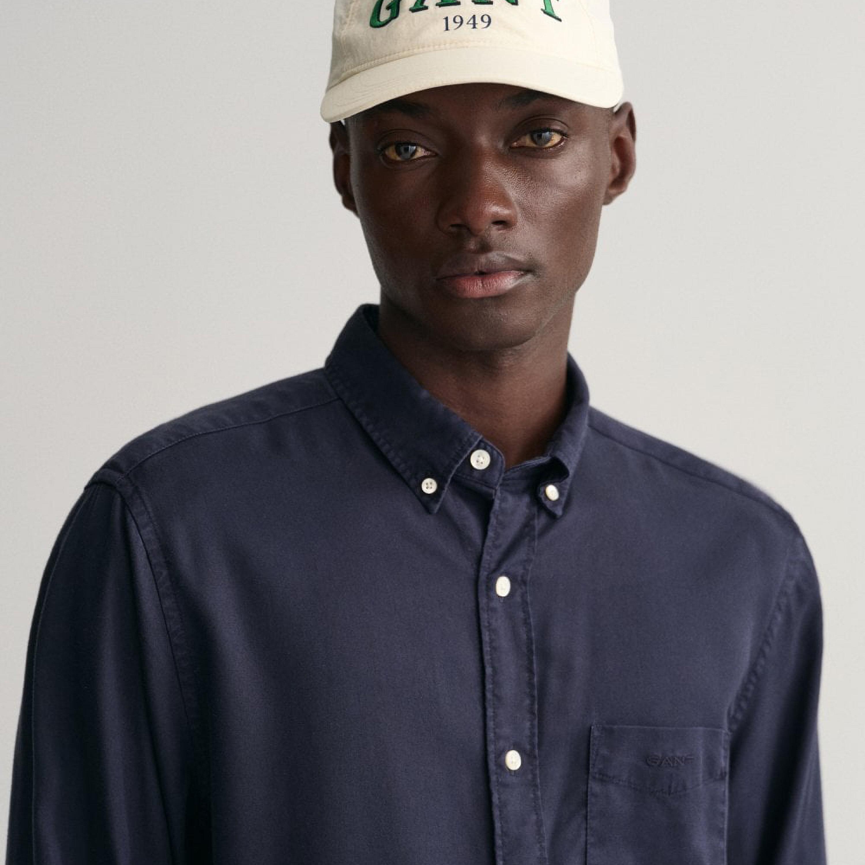 Gant Regular Fit Plain Collared Long Sleeves Men's Shirt-men-clothing-shirts-image-3