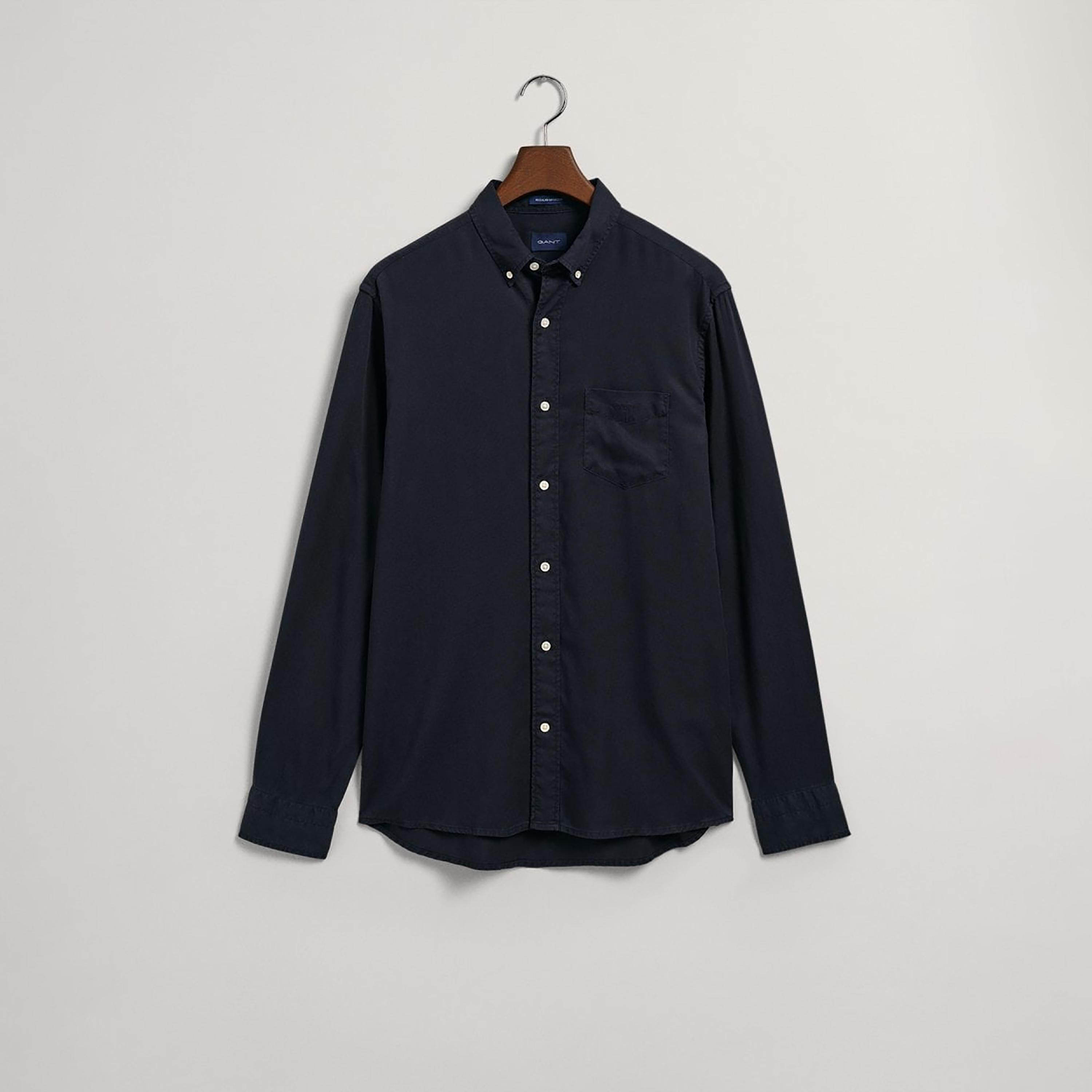 Gant Regular Fit Plain Collared Long Sleeves Men's Shirt-men-clothing-shirts-image-5