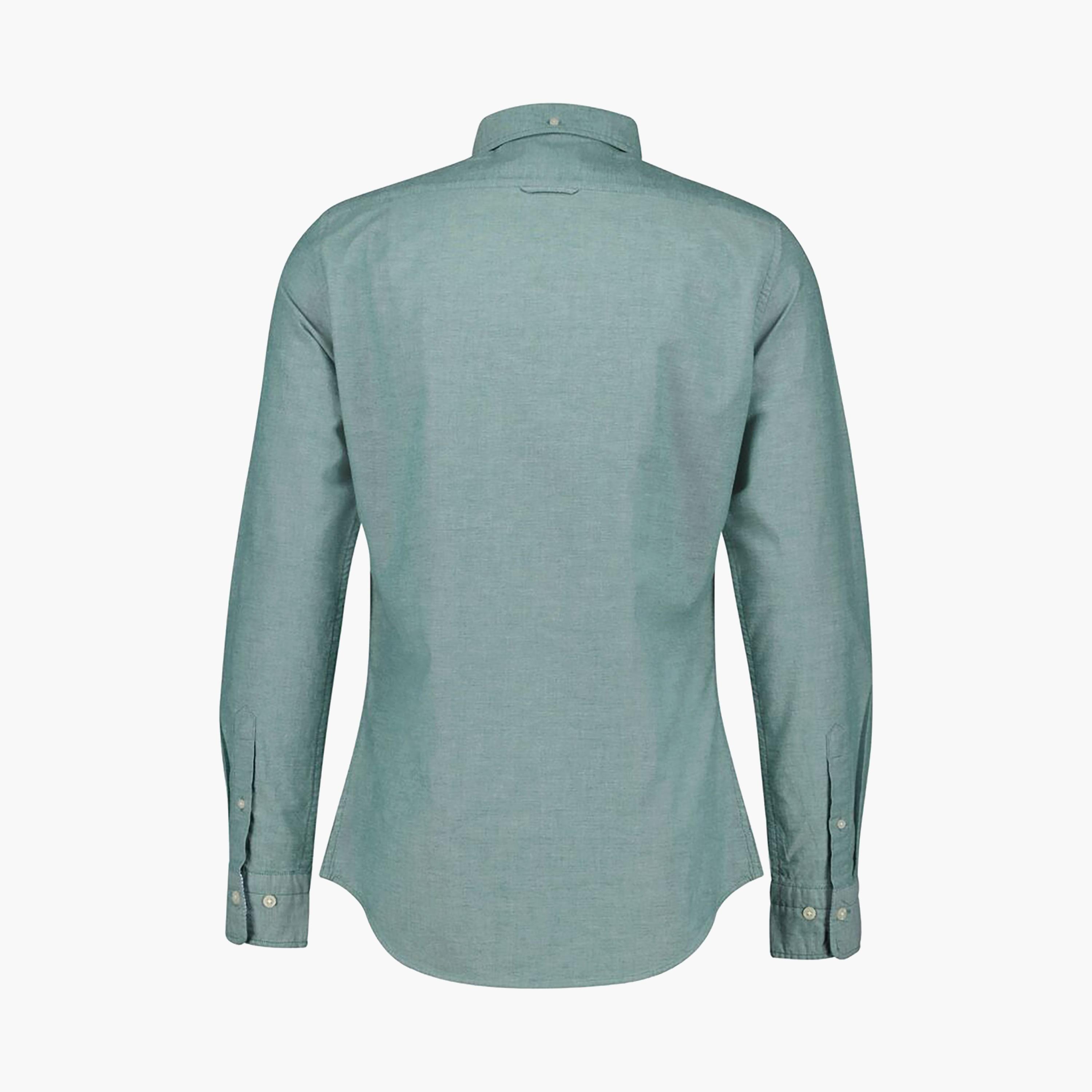 Gant Slim Fit Plain Button-Down Collar Long Sleeves Men's Shirt-men-clothing-shirts-image-12