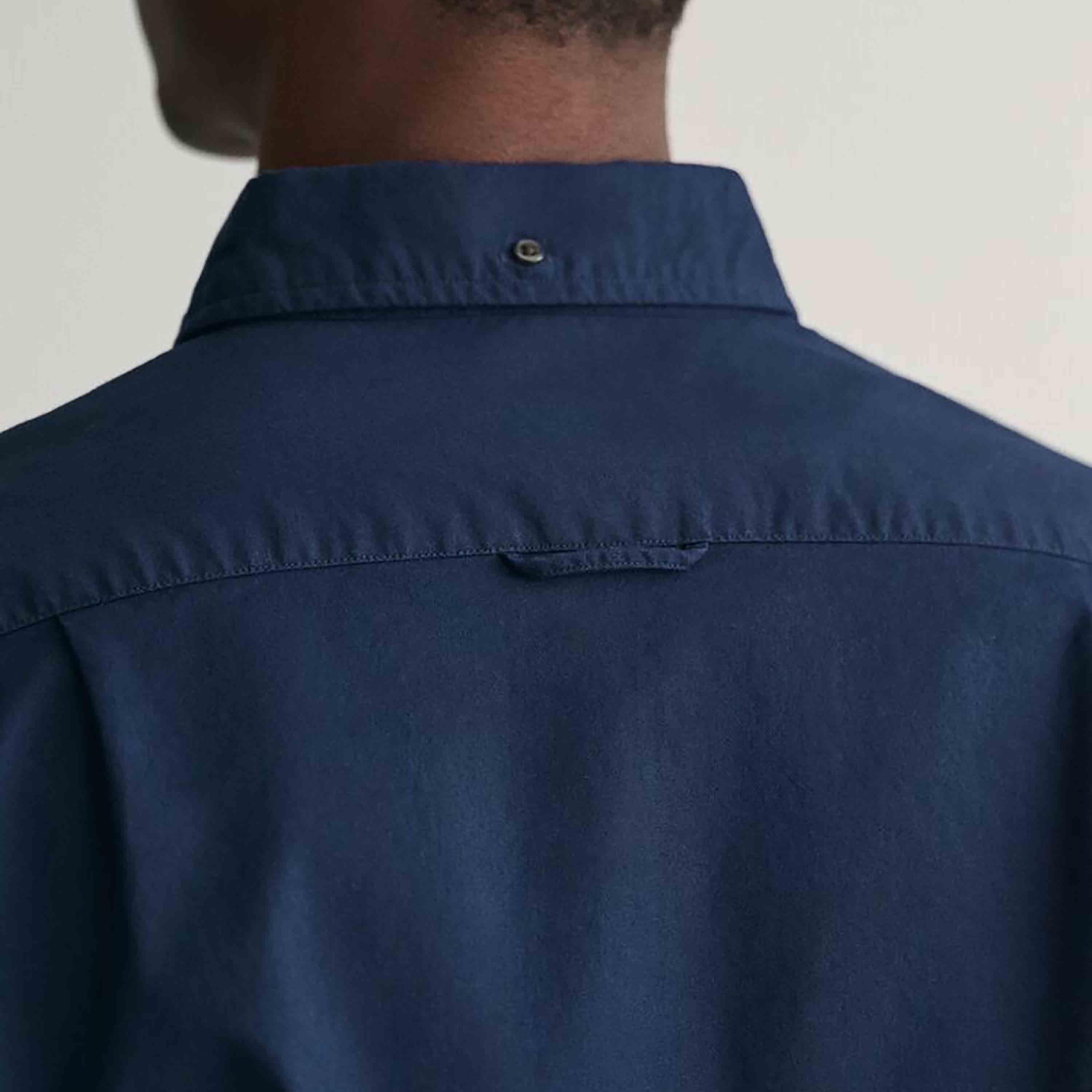 Gant Slim Fit Plain Button-Down Collar Long Sleeves Men's Shirt-men-clothing-shirts-image-2