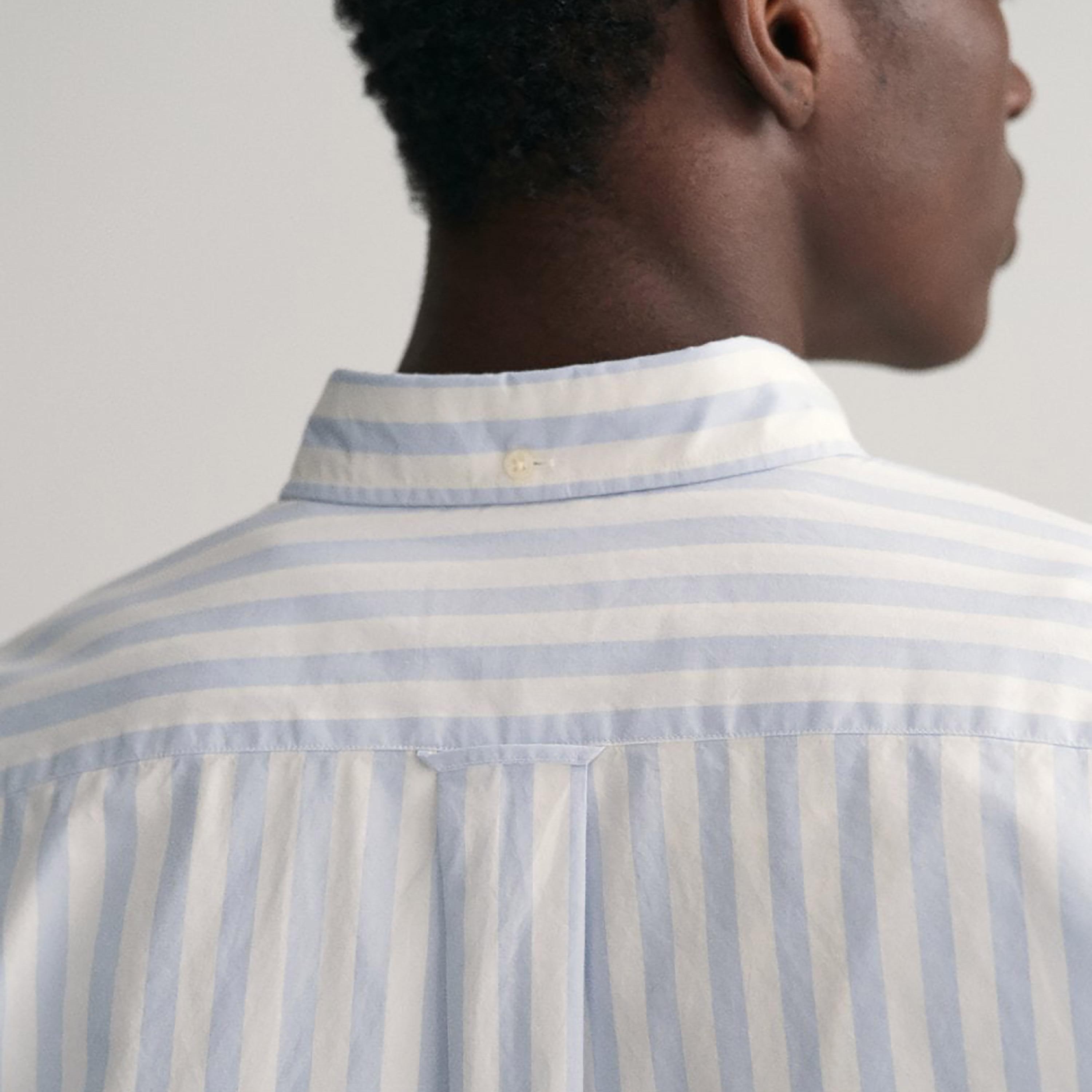 قميص من جانت مخطط بأكمام طويلة وياقة بأزرار سفلية وجيب رقعة-men-clothing-shirts-image-3
