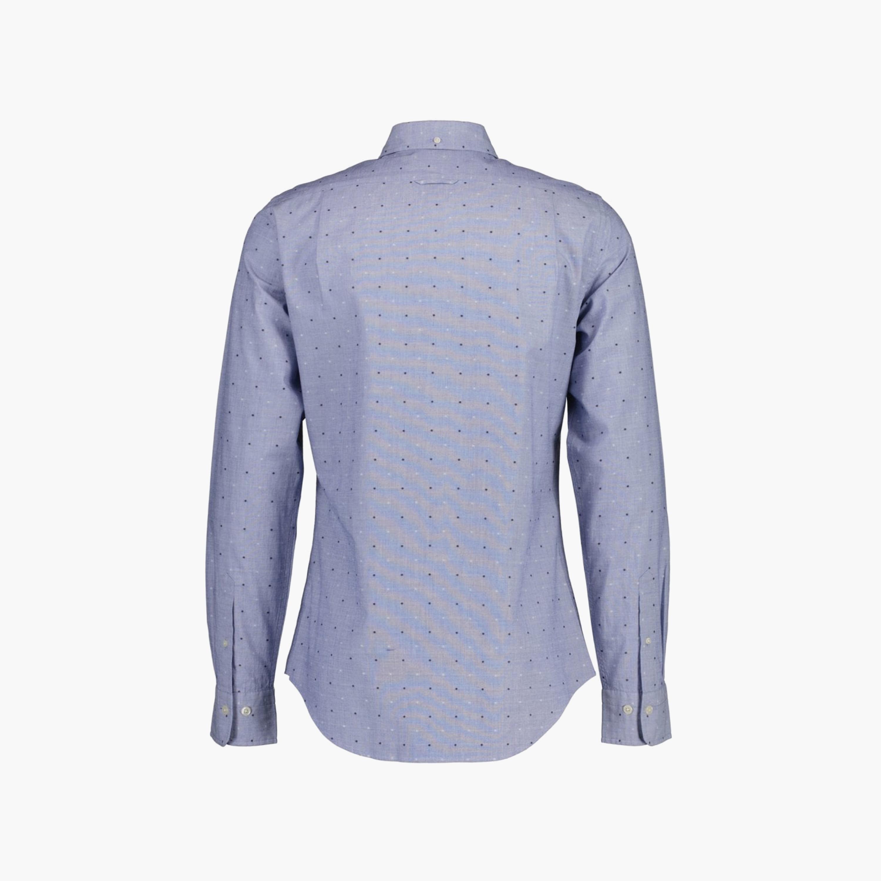 Gant Dot Print Button Down Collar Long Sleeves Shirt-men-clothing-shirts-image-2