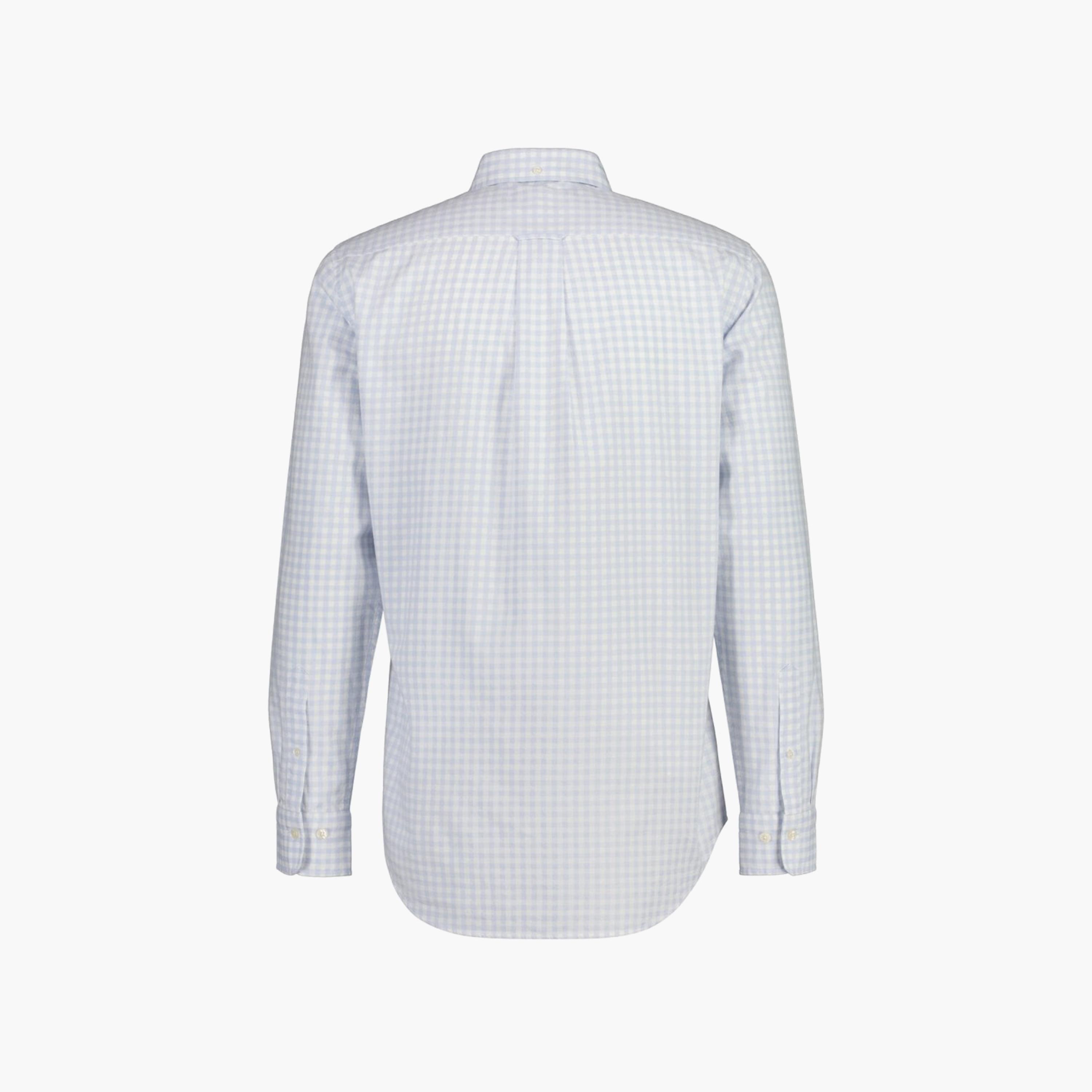 Gant Checked Button Down Collar Long Sleeves Shirt with Patch Pocket-men-clothing-shirts-image-2