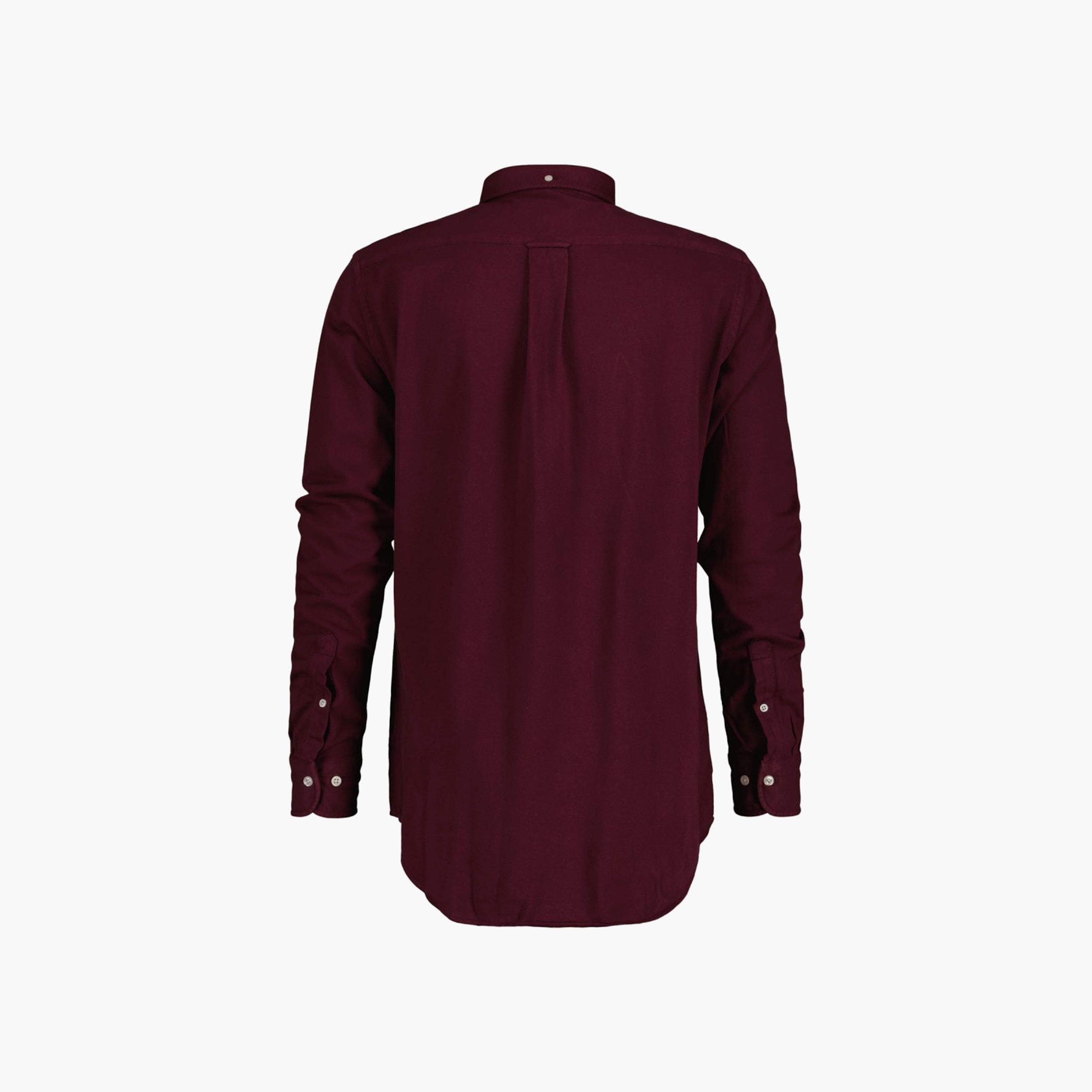 Gant Logo Detail Button Down Collar Long Sleeves Shirt with Patch Pocket-men-clothing-shirts-image-2