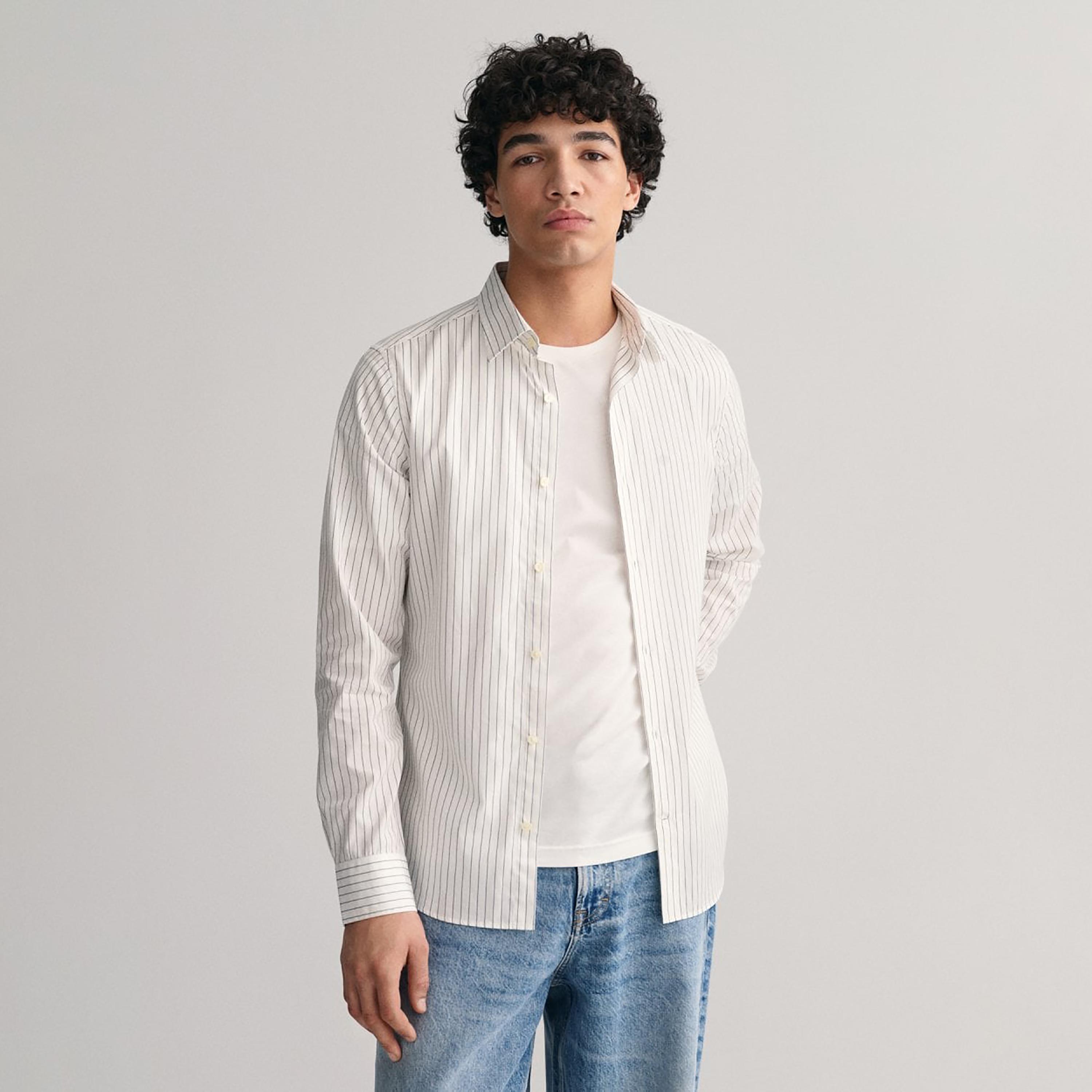 Gant Striped Collared Long Sleeves Shirt-men-clothing-shirts-image-1