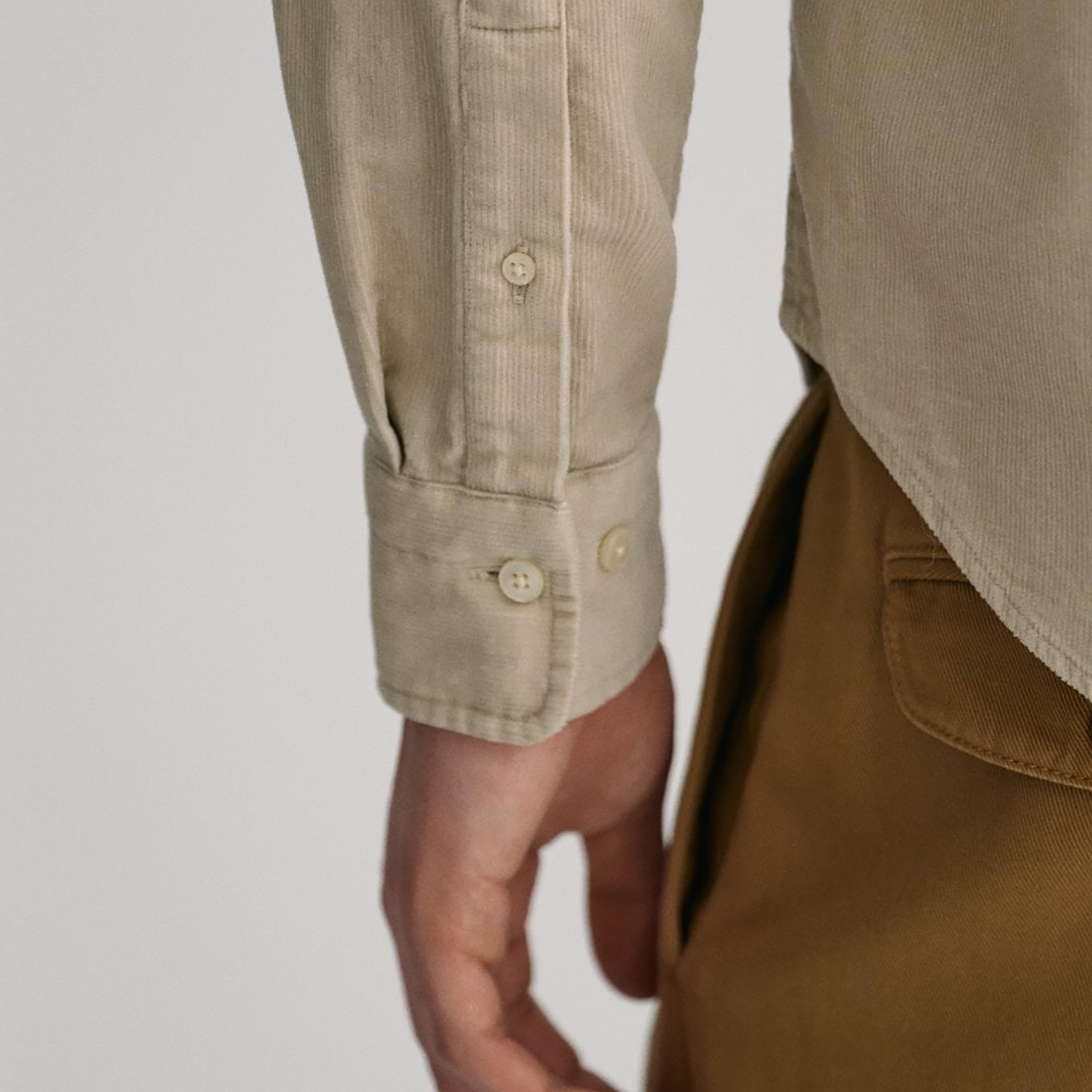 Gant Plain Button Down Collar Long Sleeves Shirt-men-clothing-shirts-image-3