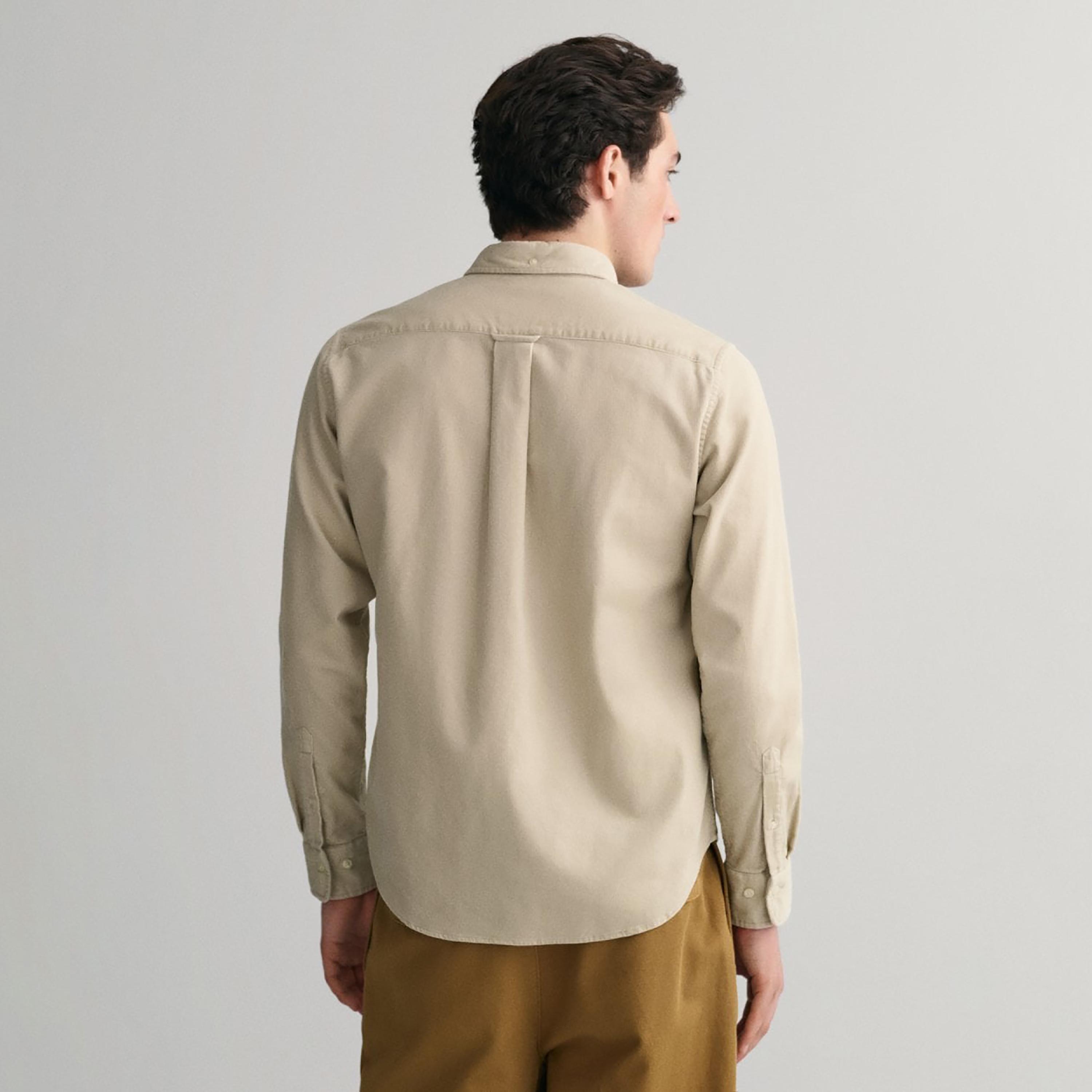 Gant Plain Button Down Collar Long Sleeves Shirt-men-clothing-shirts-image-4