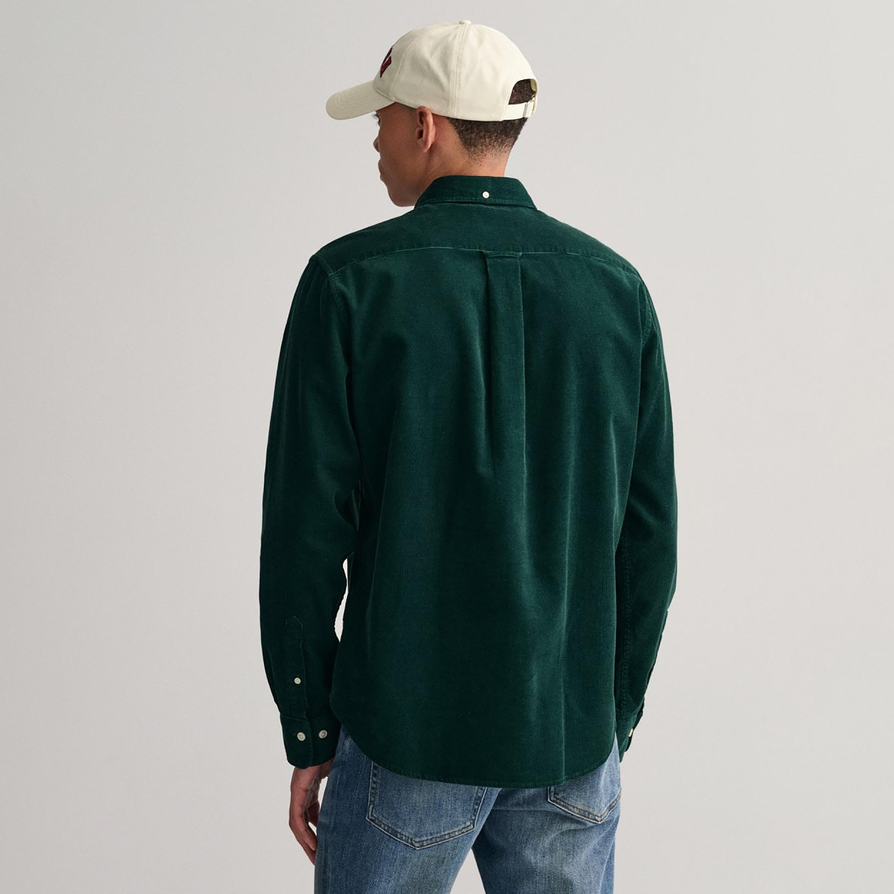Gant Plain Button Down Collar Long Sleeves Shirt-men-clothing-shirts-image-4