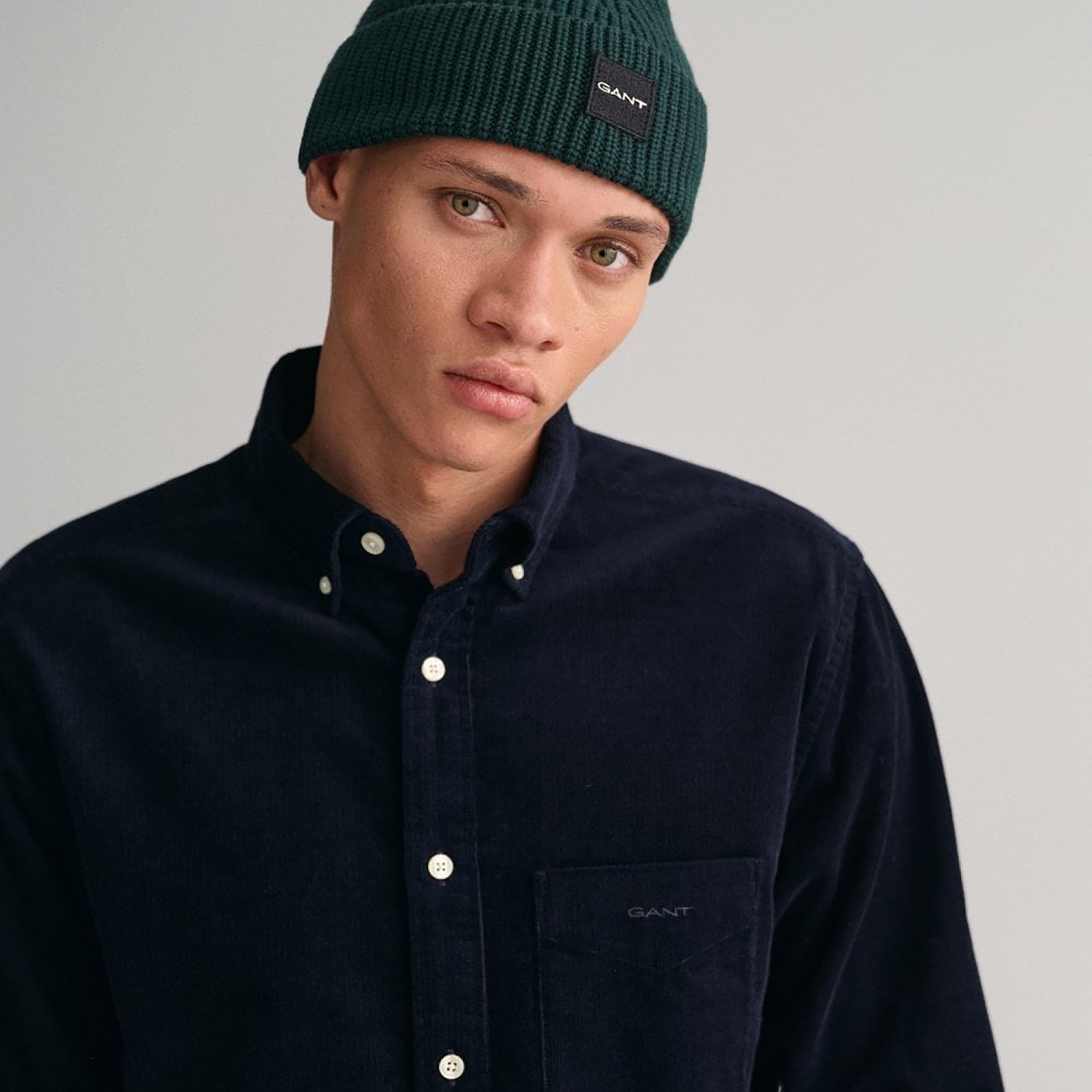 Gant Plain Button Down Collar Long Sleeves Shirt-men-clothing-shirts-image-3