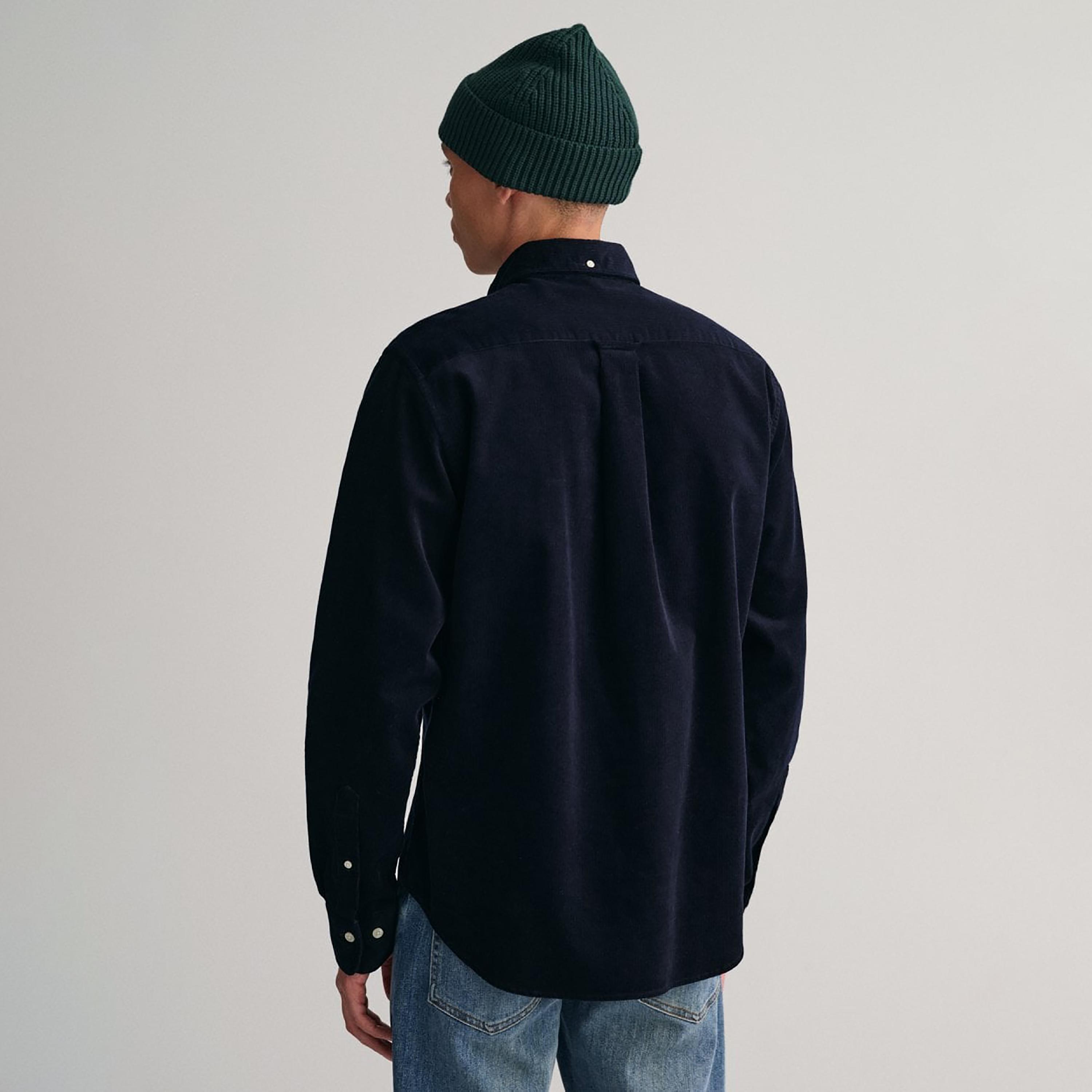 Gant Plain Button Down Collar Long Sleeves Shirt-men-clothing-shirts-image-4