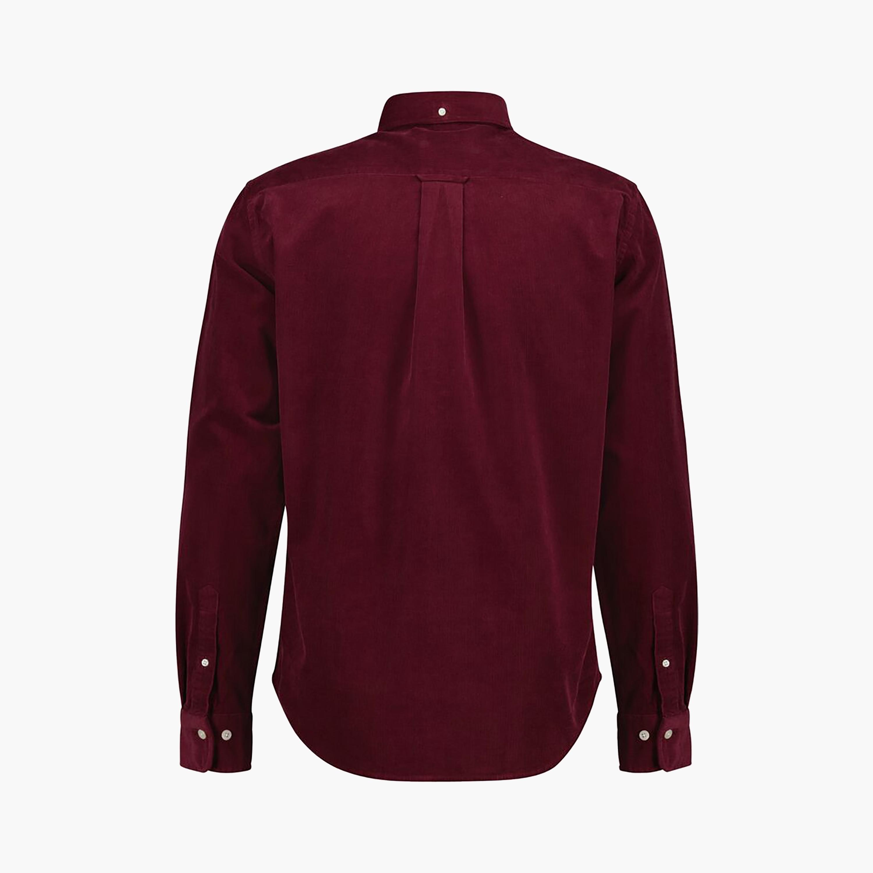 Gant Regular Fit Plain Button-Down Collar Long Sleeves Men's Shirt-men-clothing-shirts-image-5