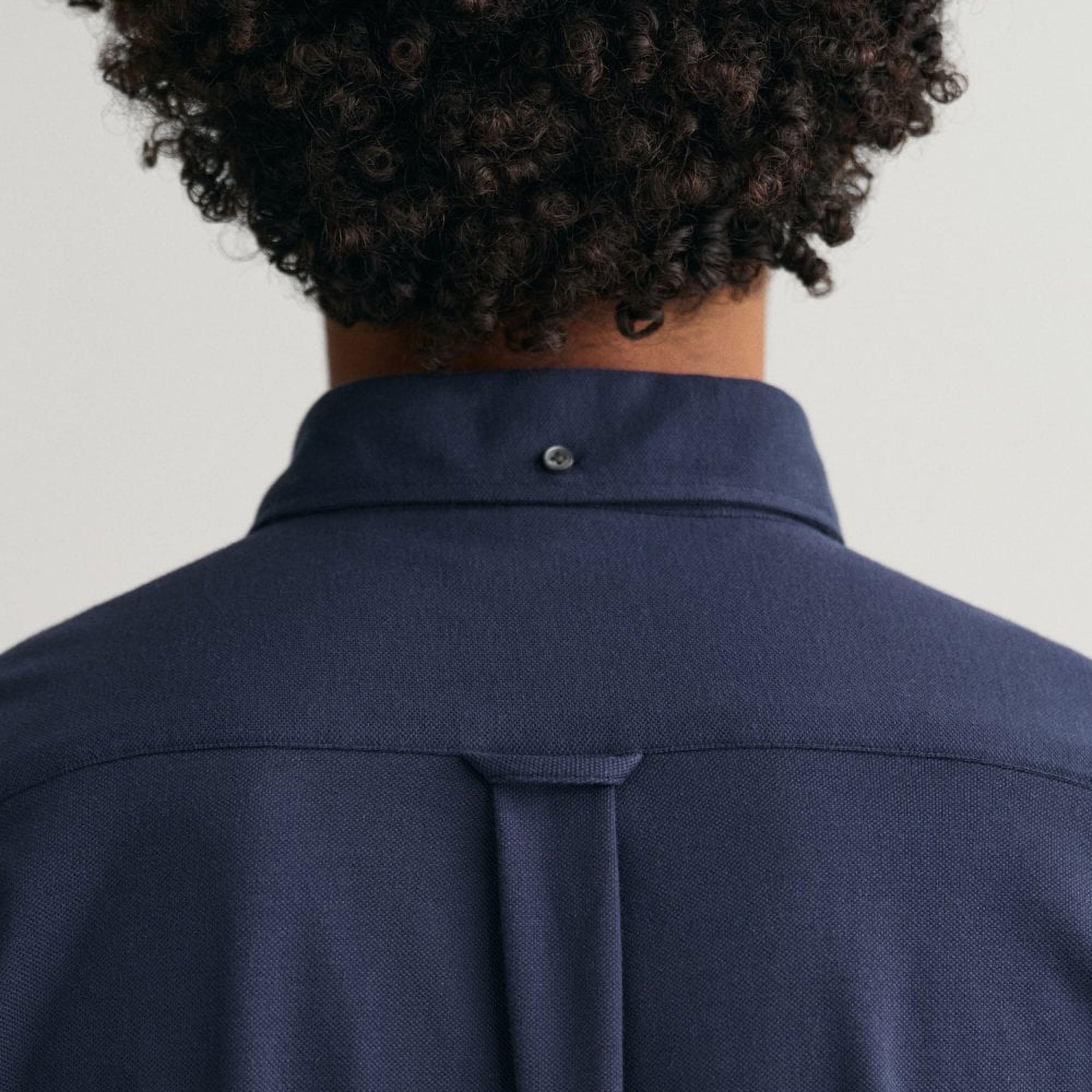 Gant Regular Fit Plain Collared Long Sleeves Men's Shirt-men-clothing-shirts-image-5