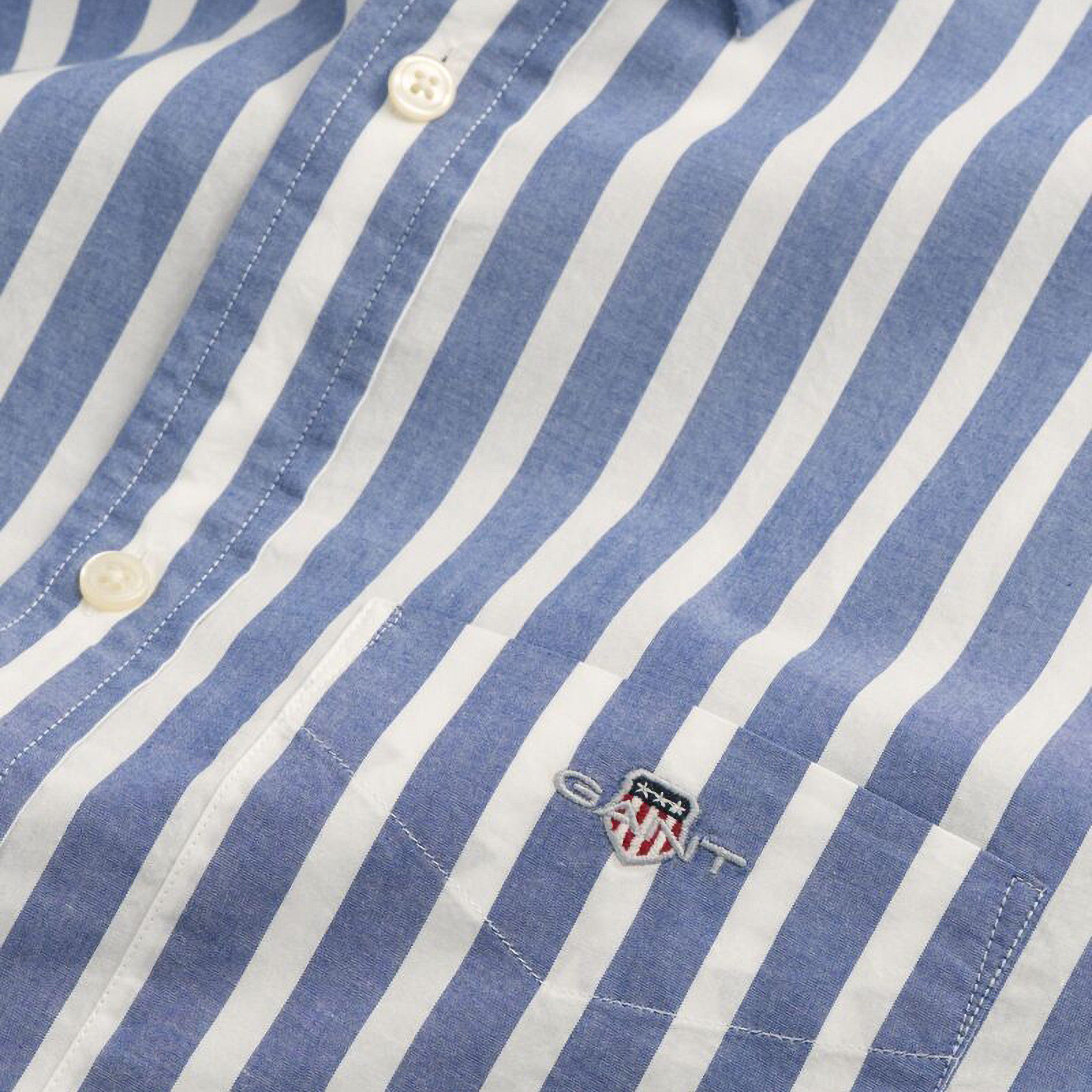 Gant Regular Fit Striped Button-Down Collar Long Sleeves Men's Shirt-men-clothing-shirts-image-15